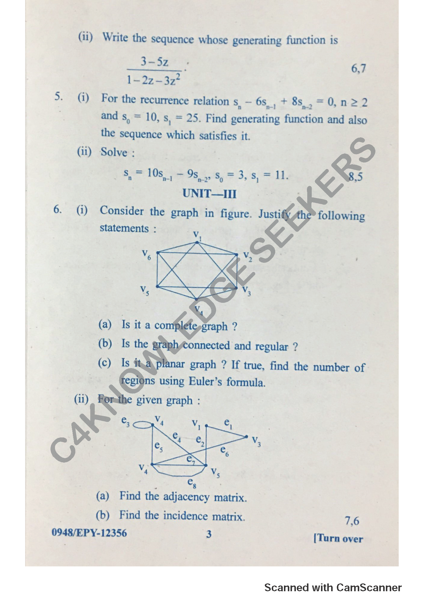 Question Paper 2018