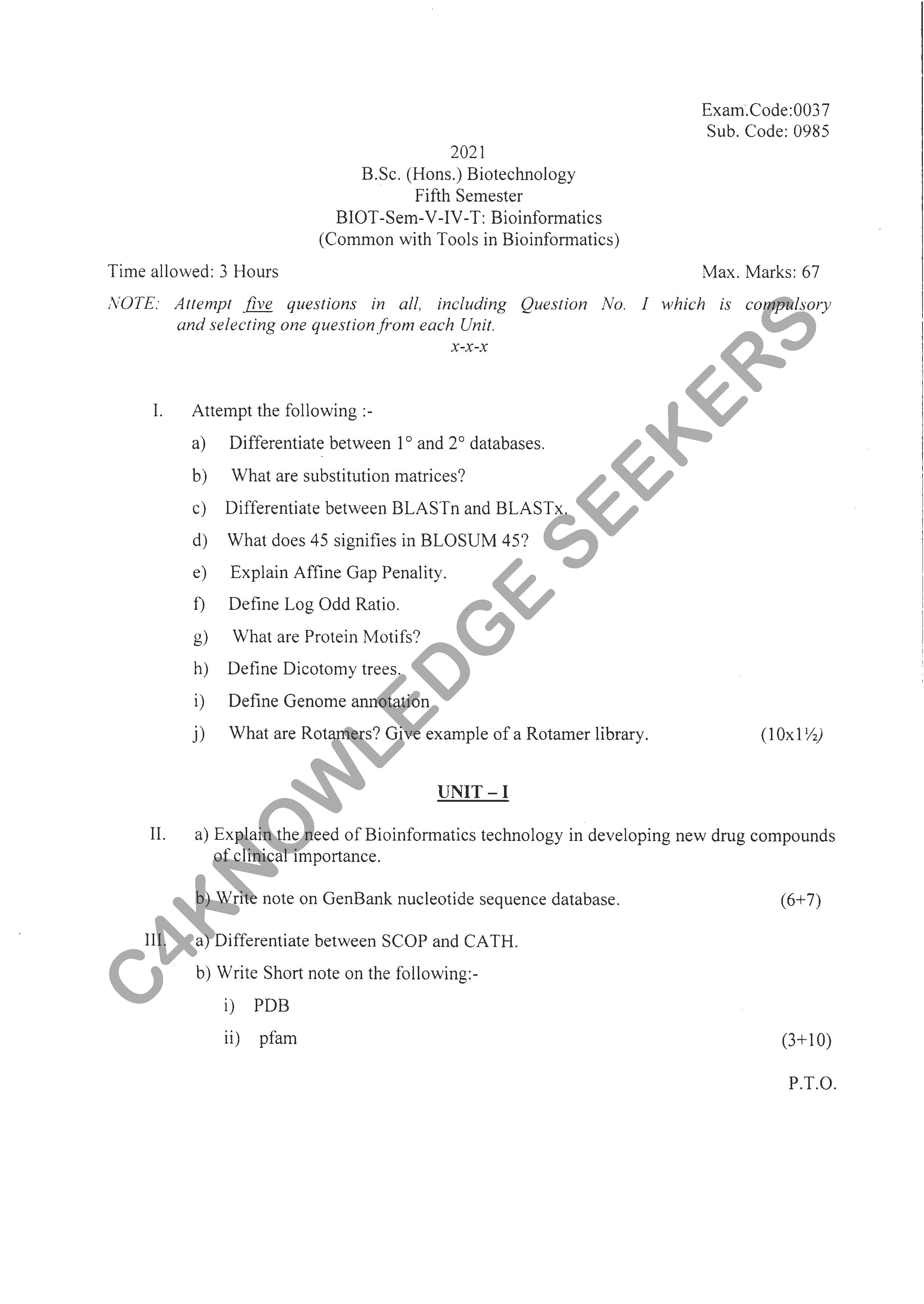 Question Paper 2020