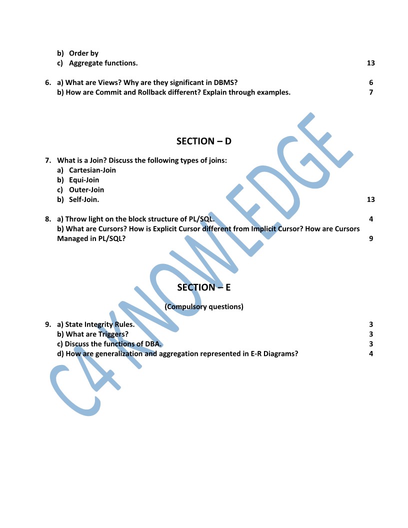 Question Paper 2019