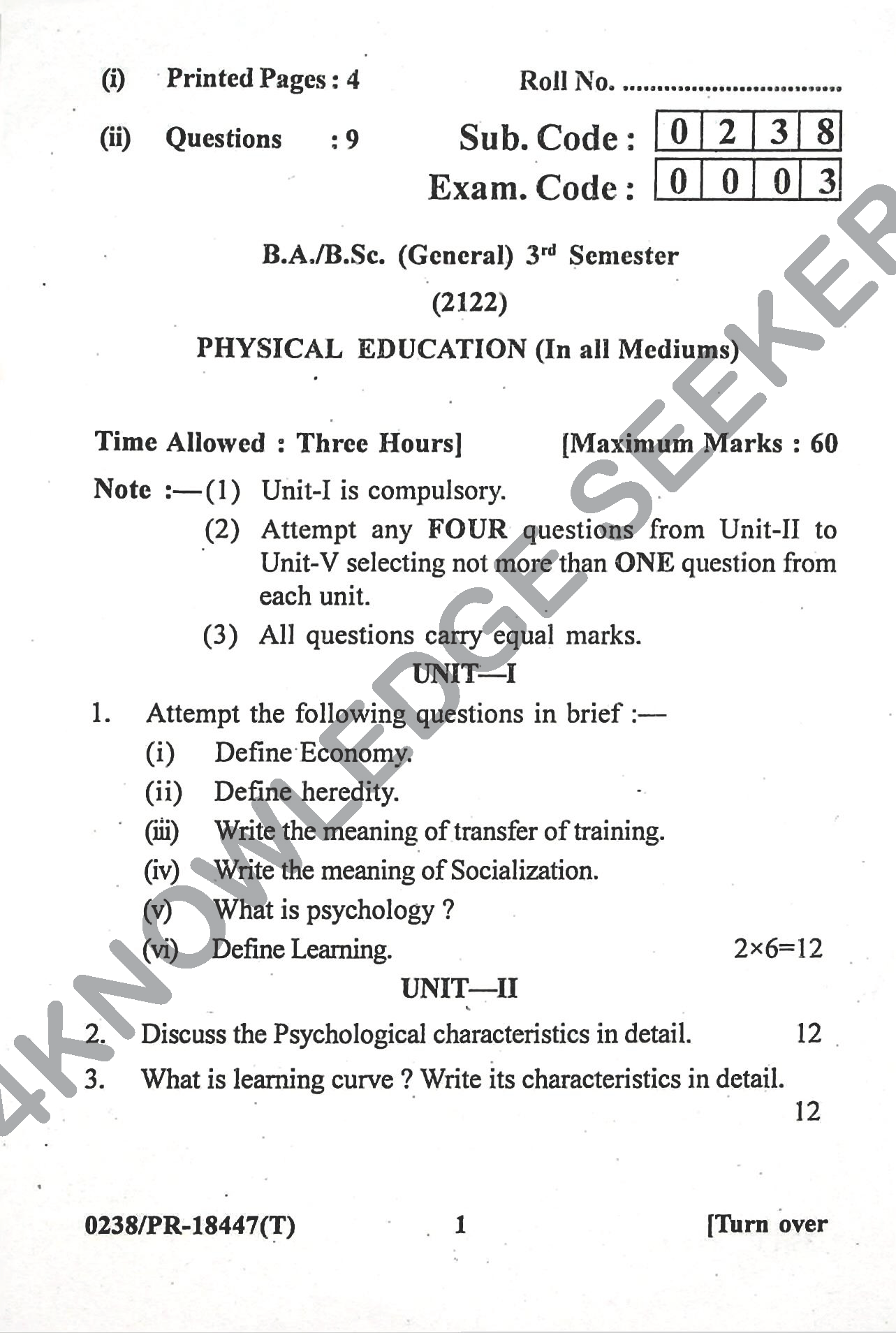 Question Paper 