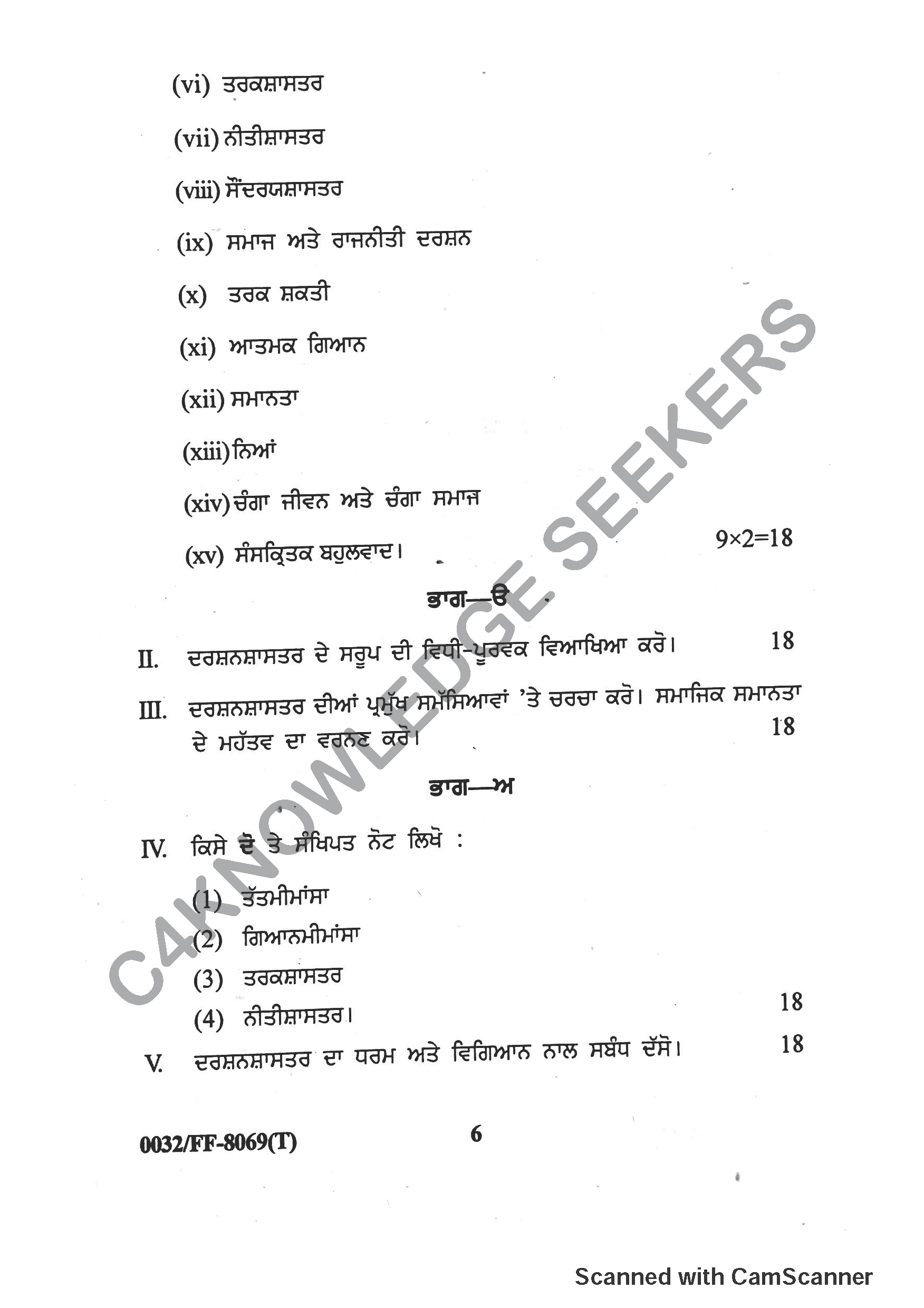 Question Paper 2019