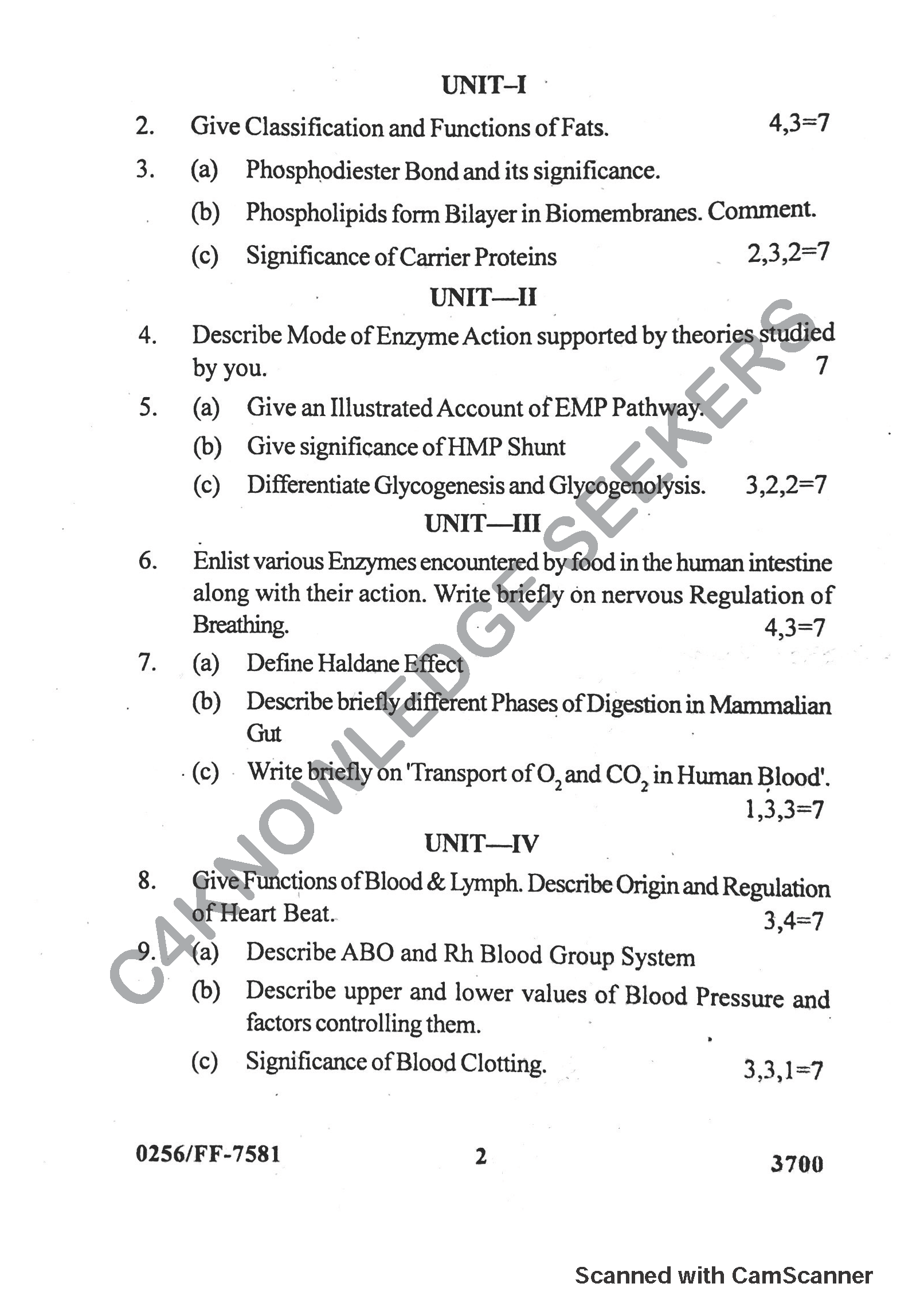 Question Paper 2019