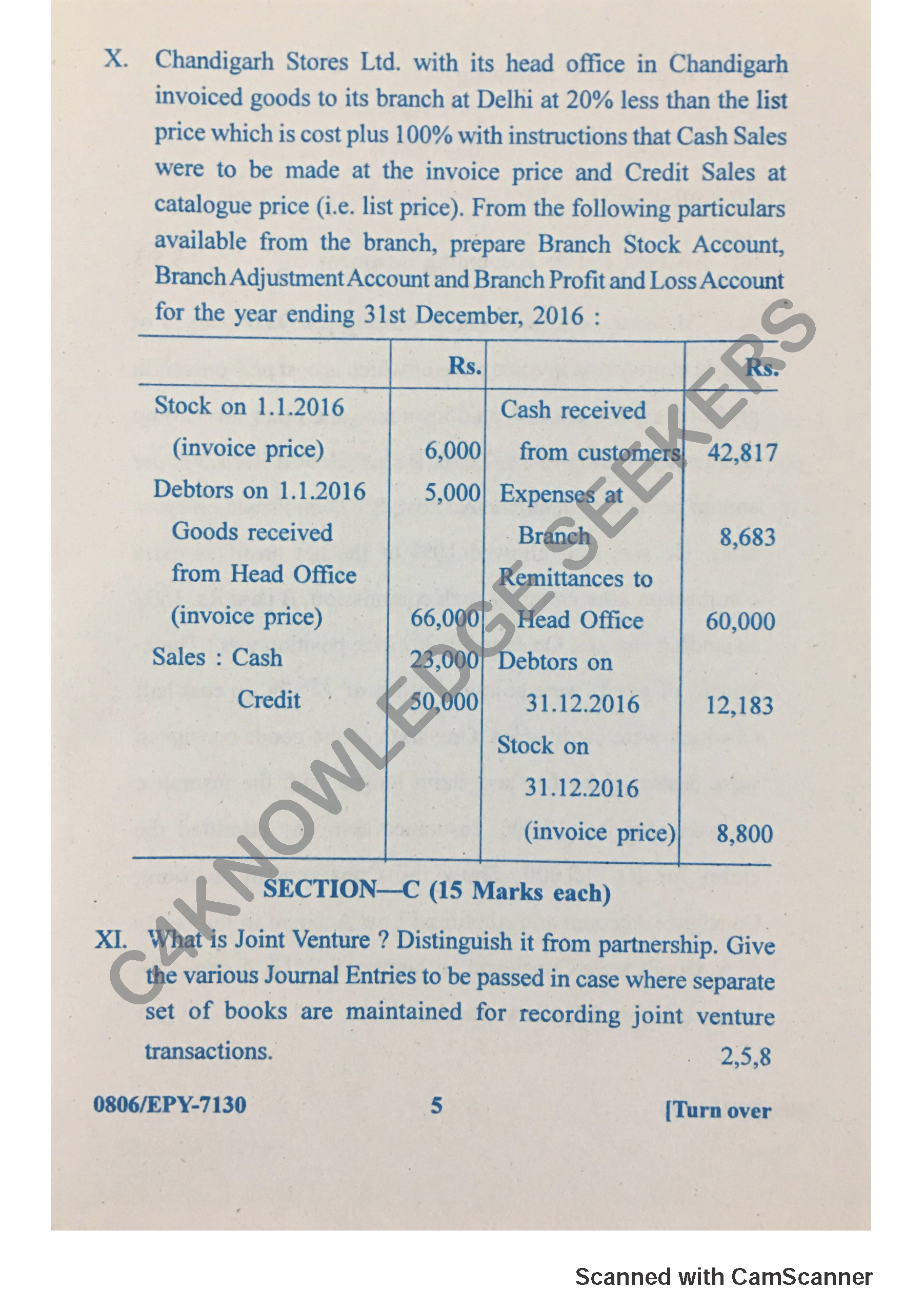 Question Paper 2018