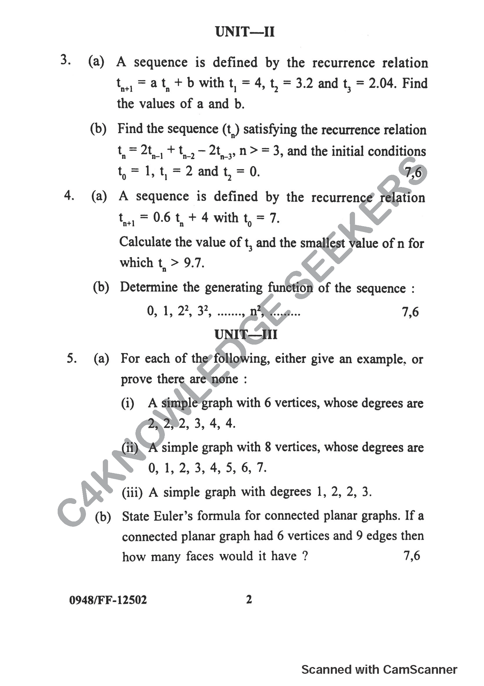 Question Paper 2019