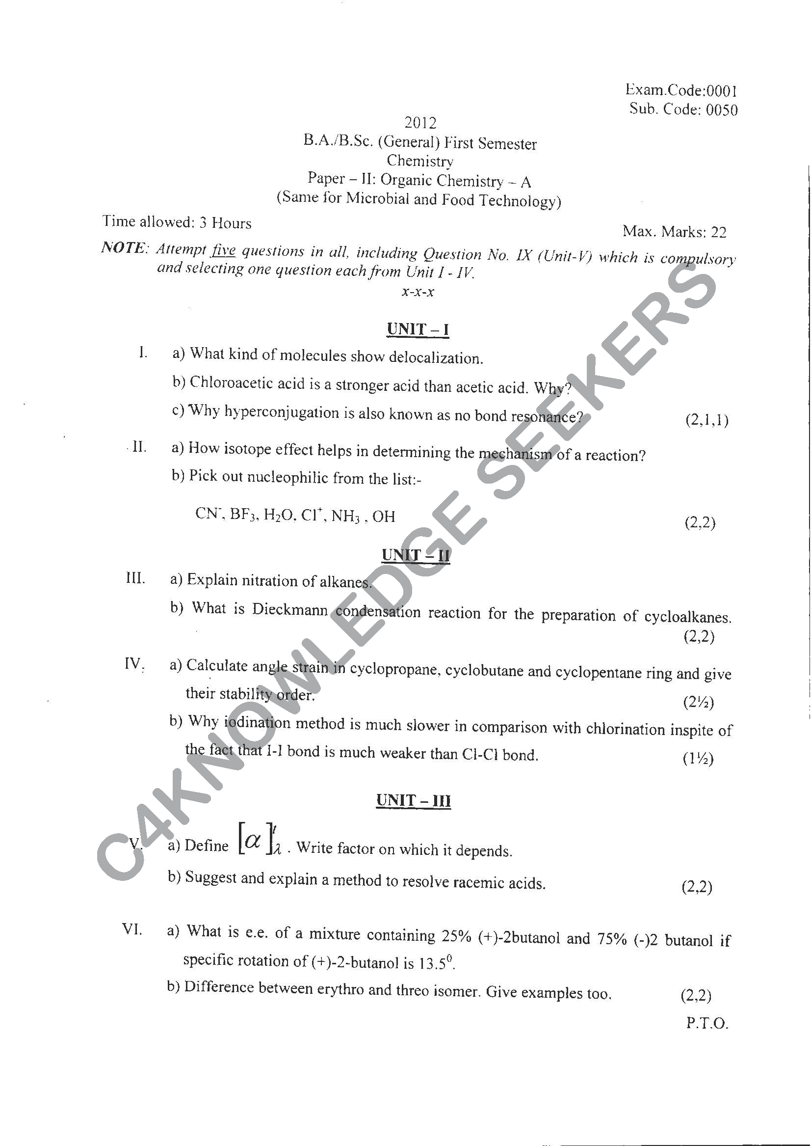 Question Paper 2021