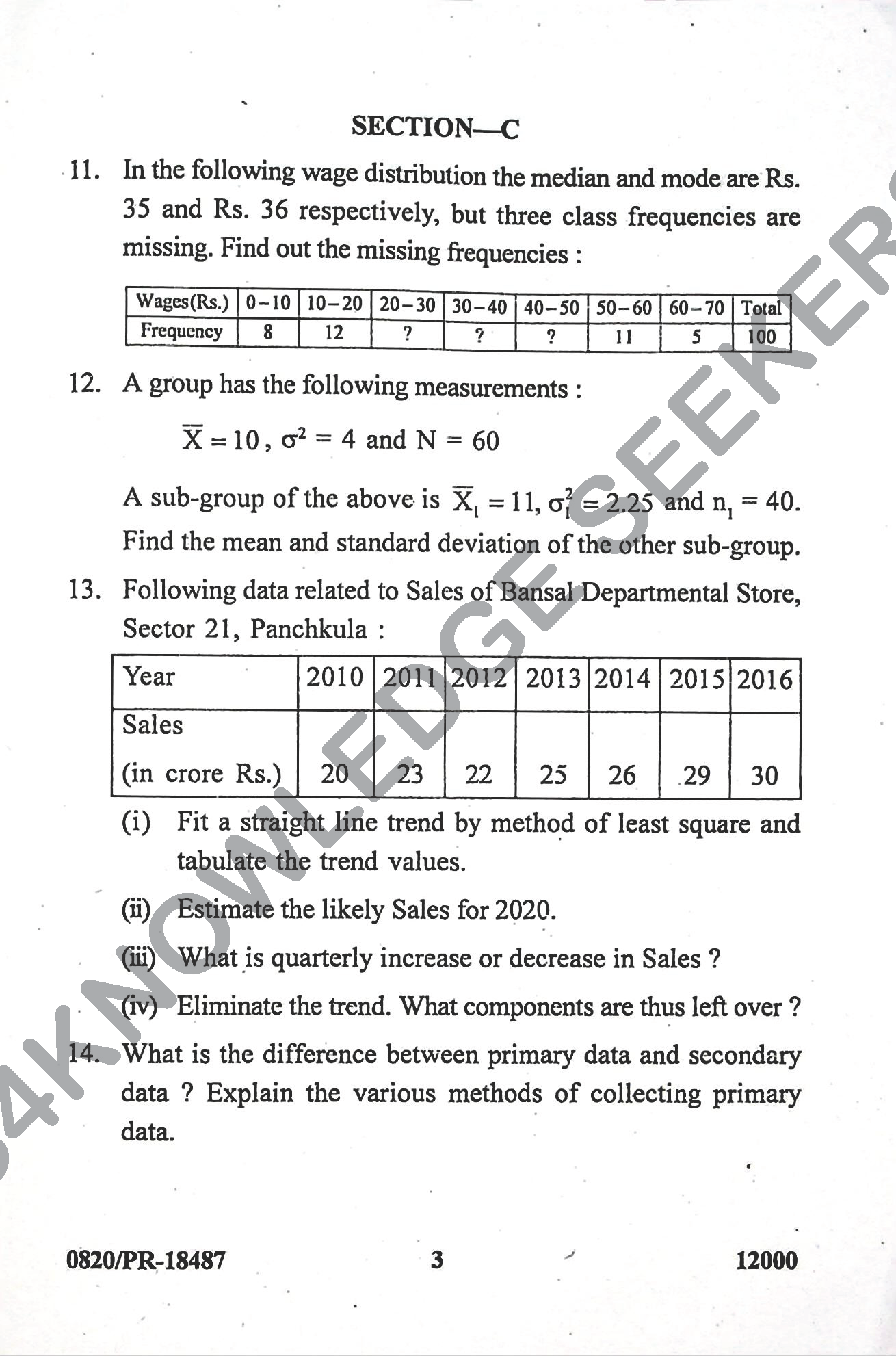 Question Paper 