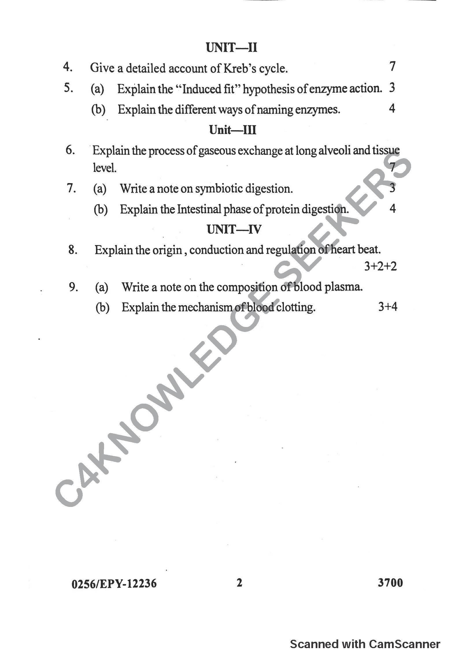 Question Paper 2018