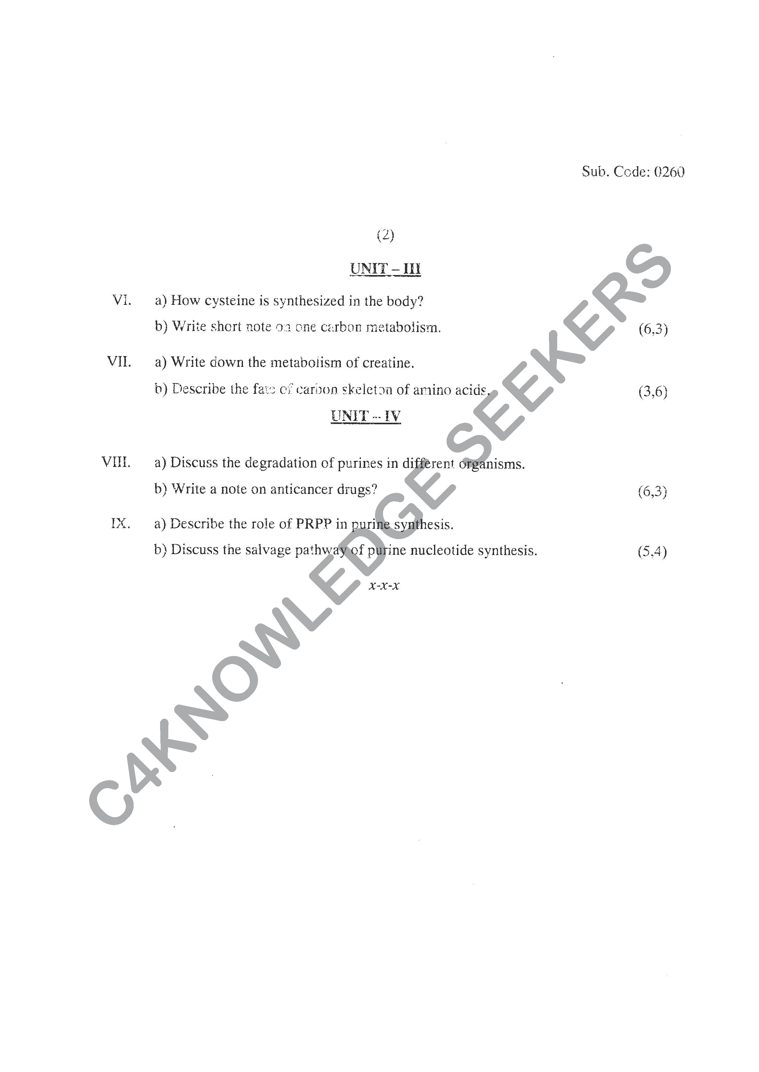 Question Paper 2020