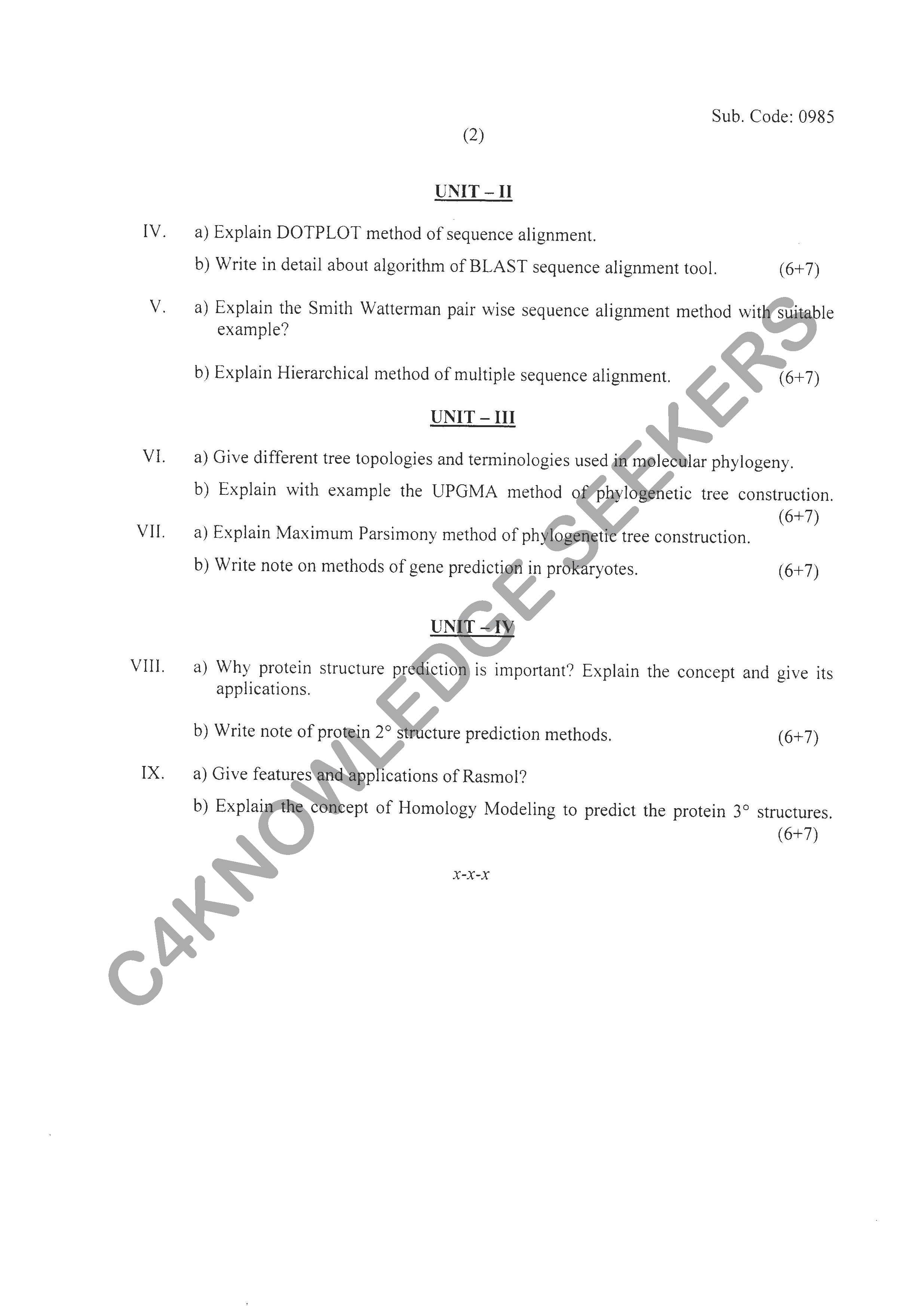Question Paper 2020