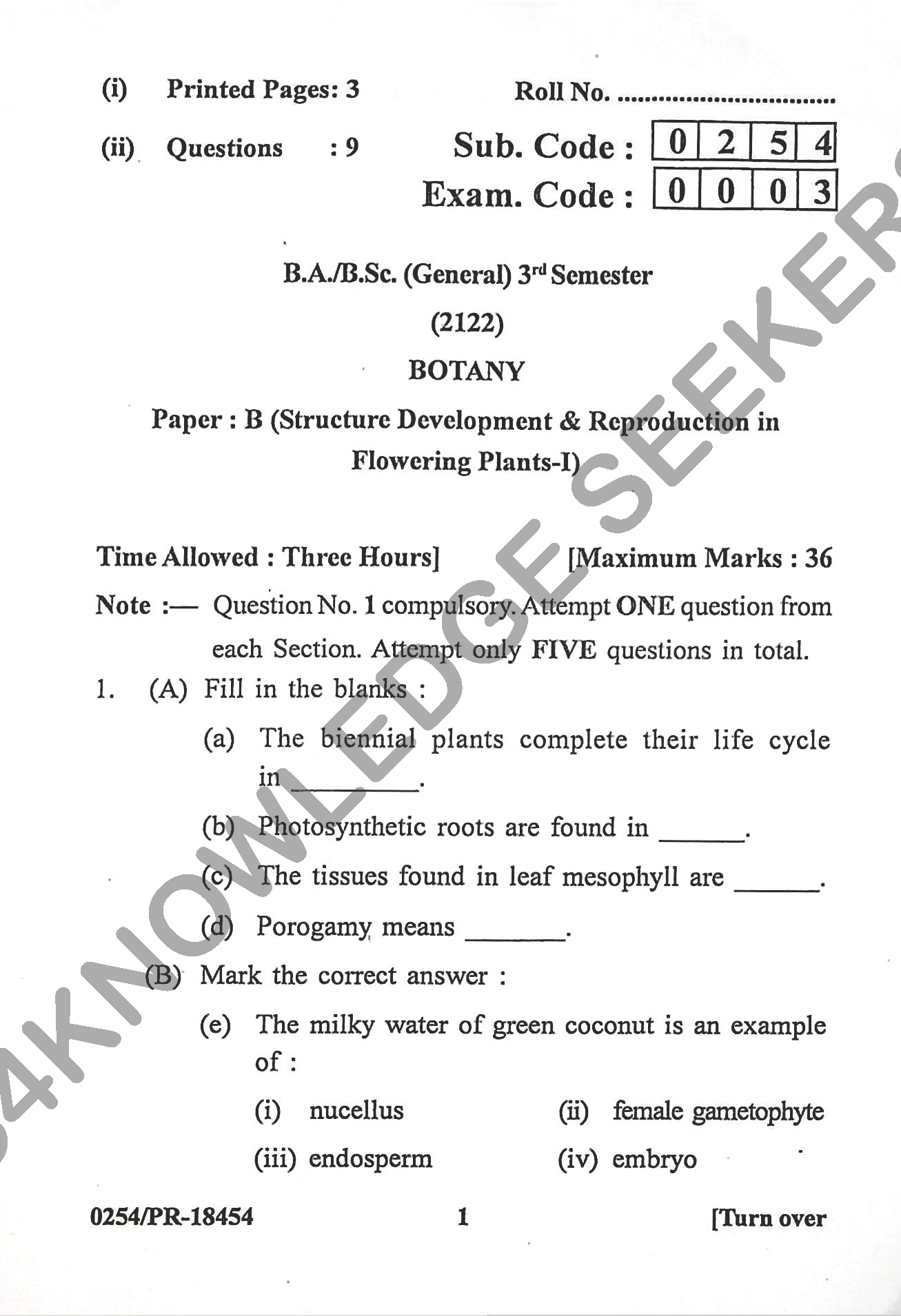 Question Paper 