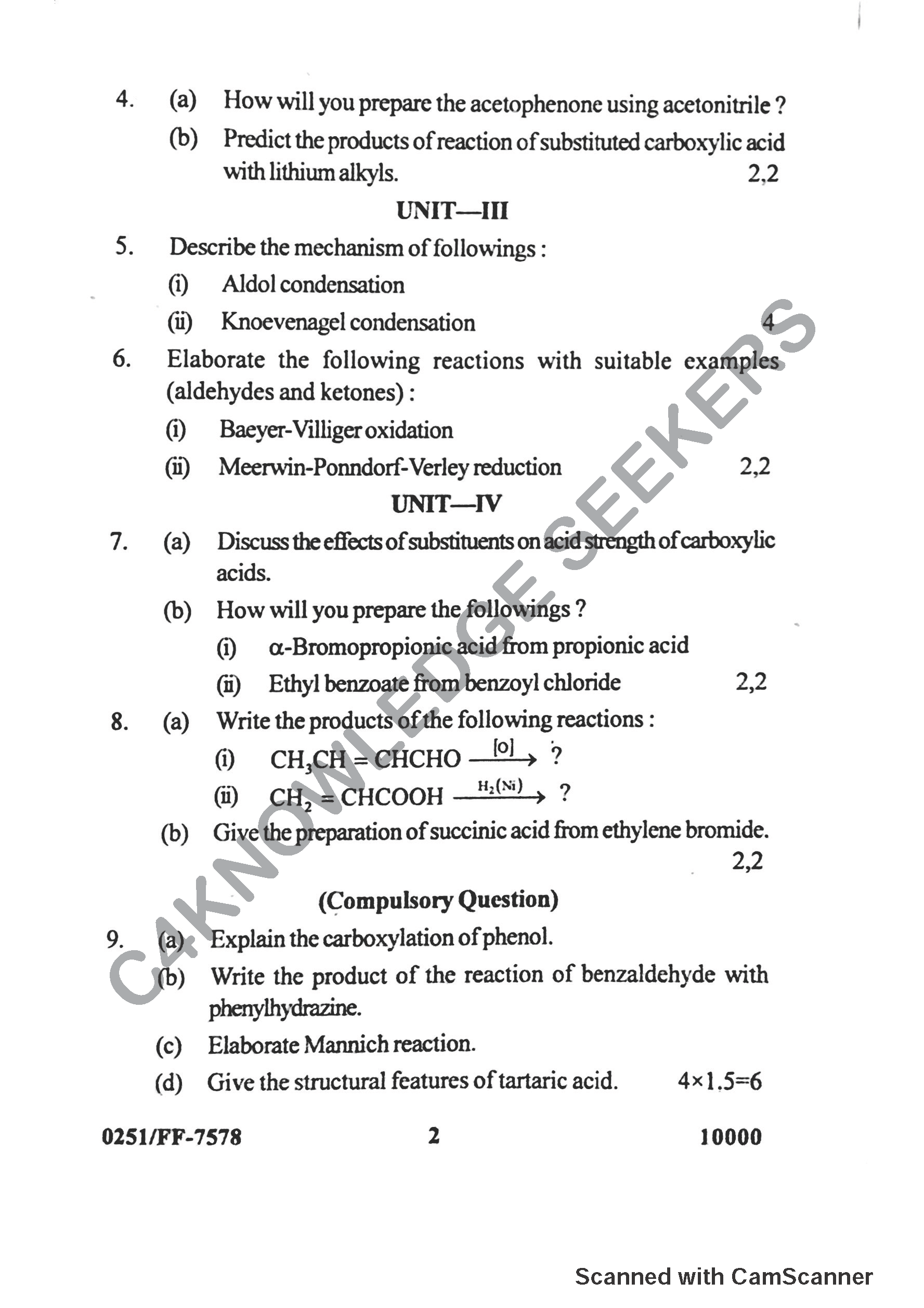 Question Paper 2019