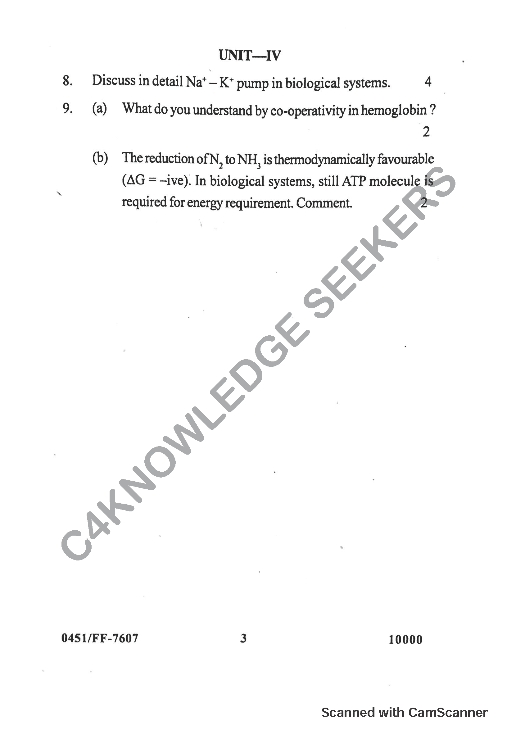 Question Paper 2019