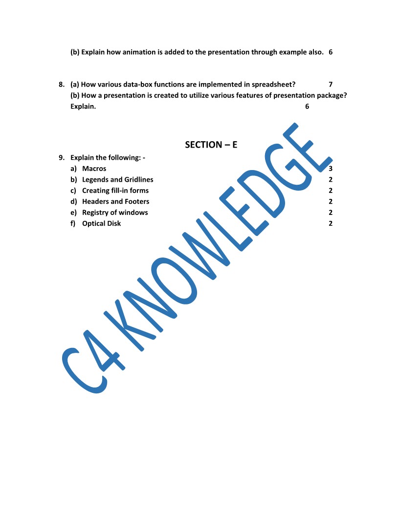 Question Paper 2020