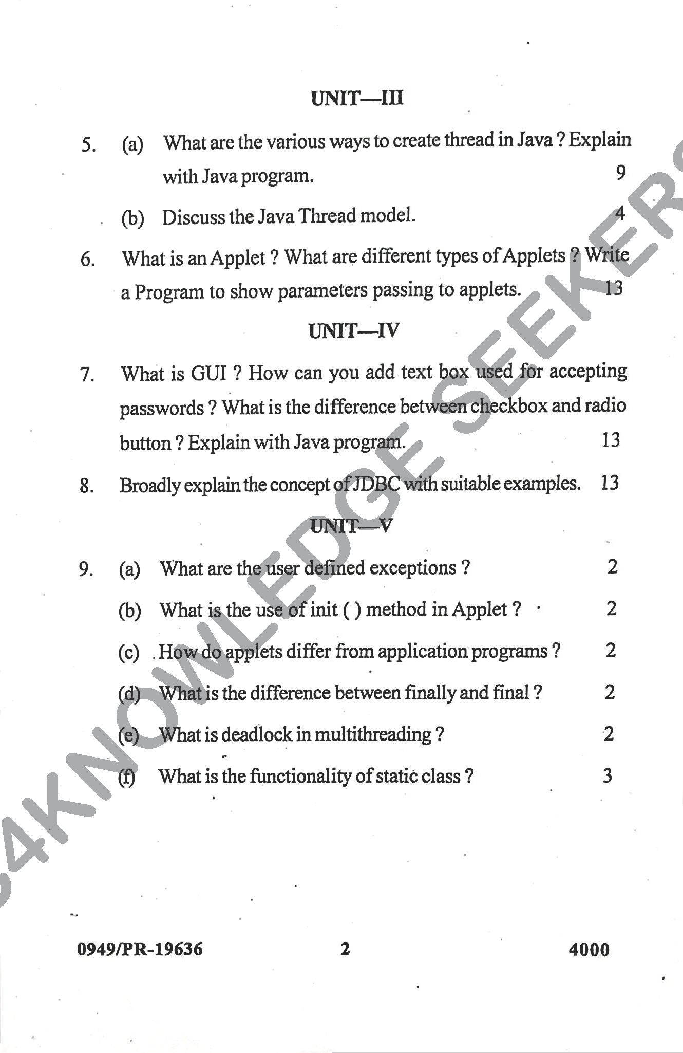Question Paper 