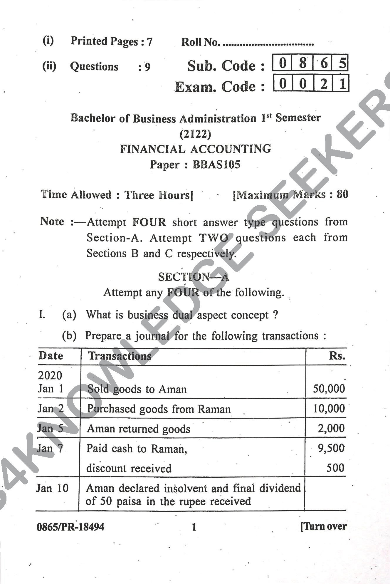 Question Paper 