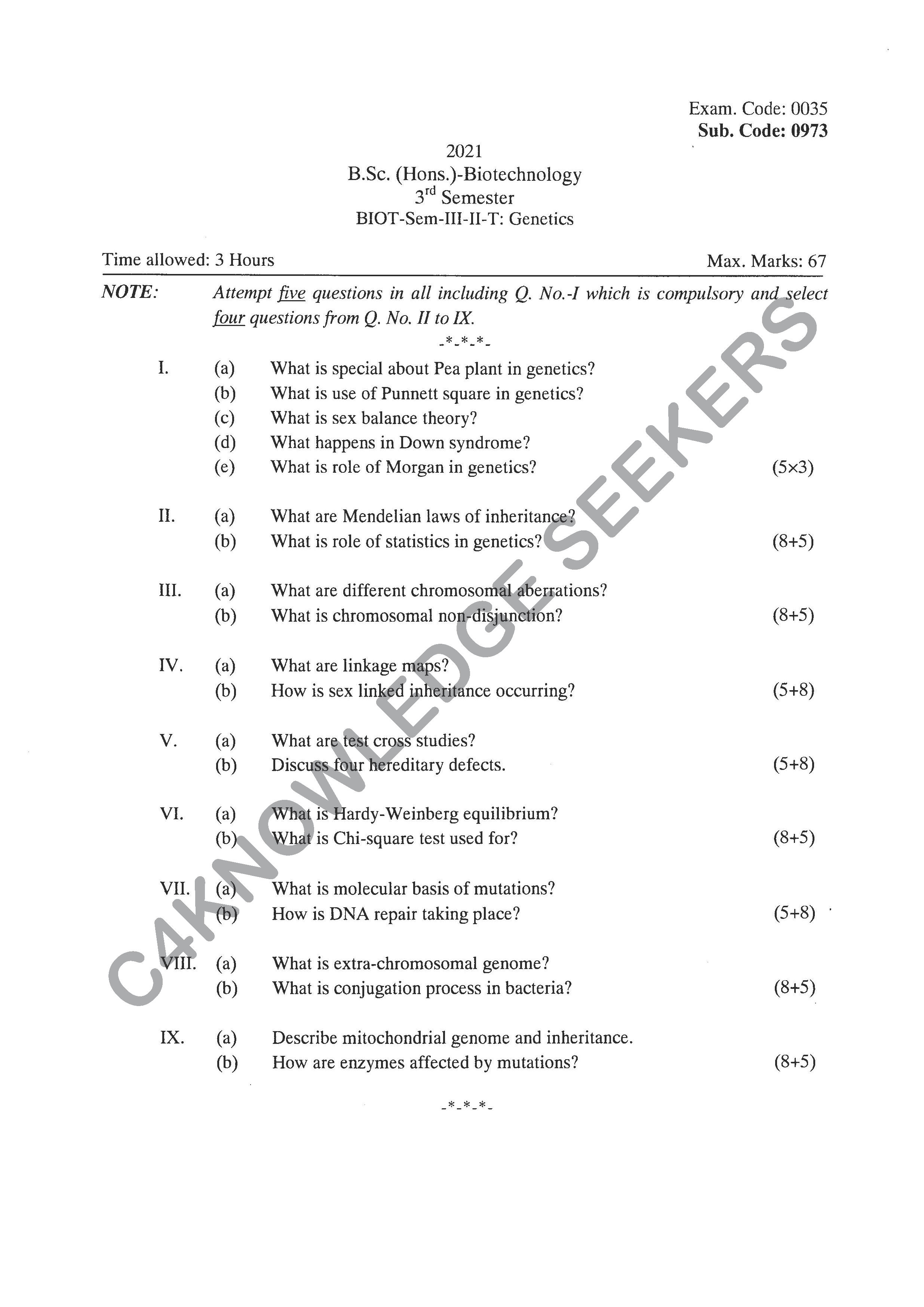 Question Paper 2020