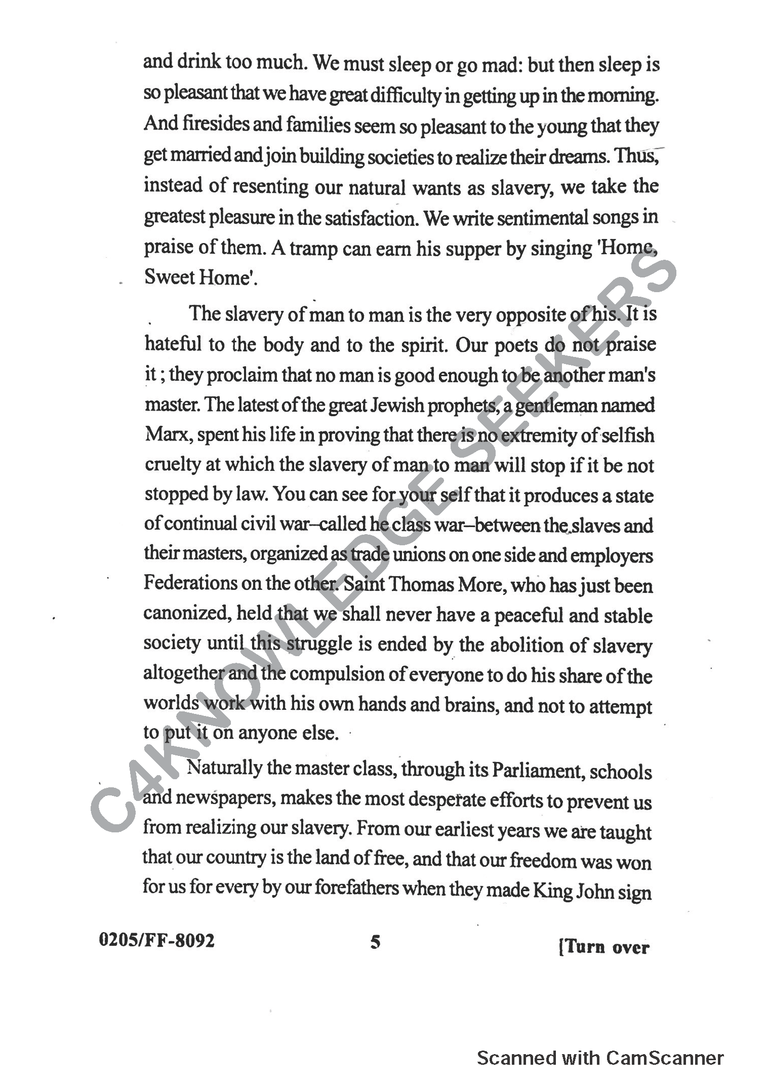 Question Paper 2019