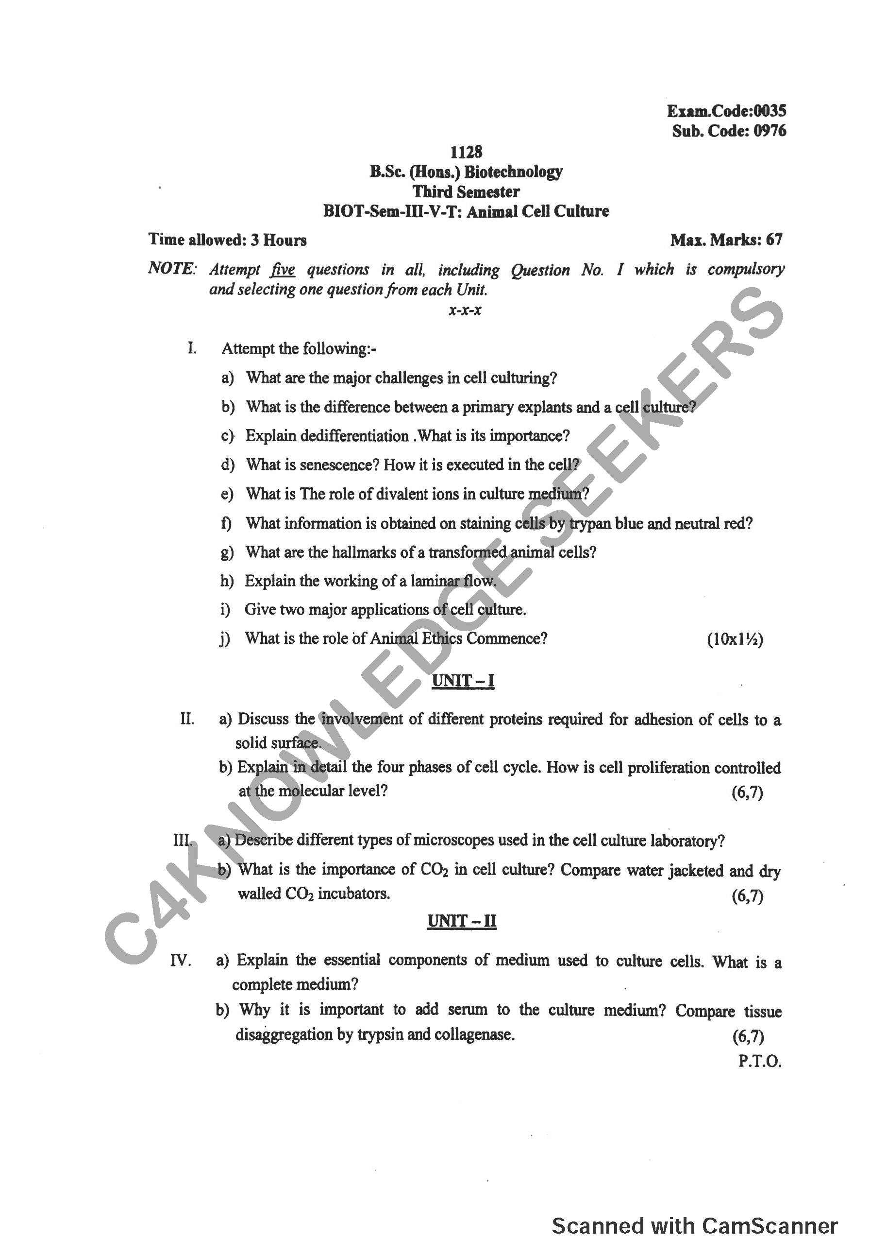 Question Paper 2018