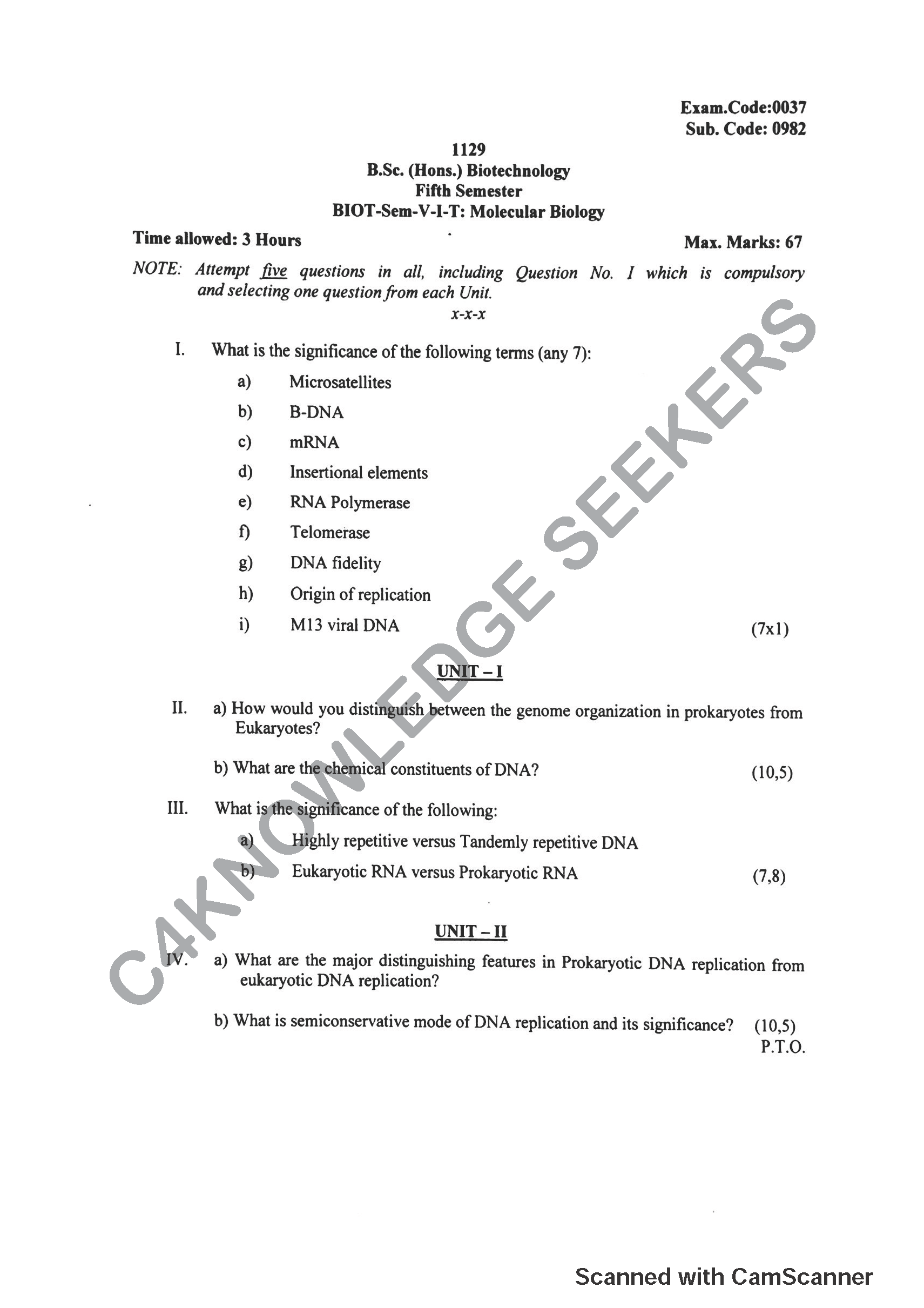 Question Paper 2019