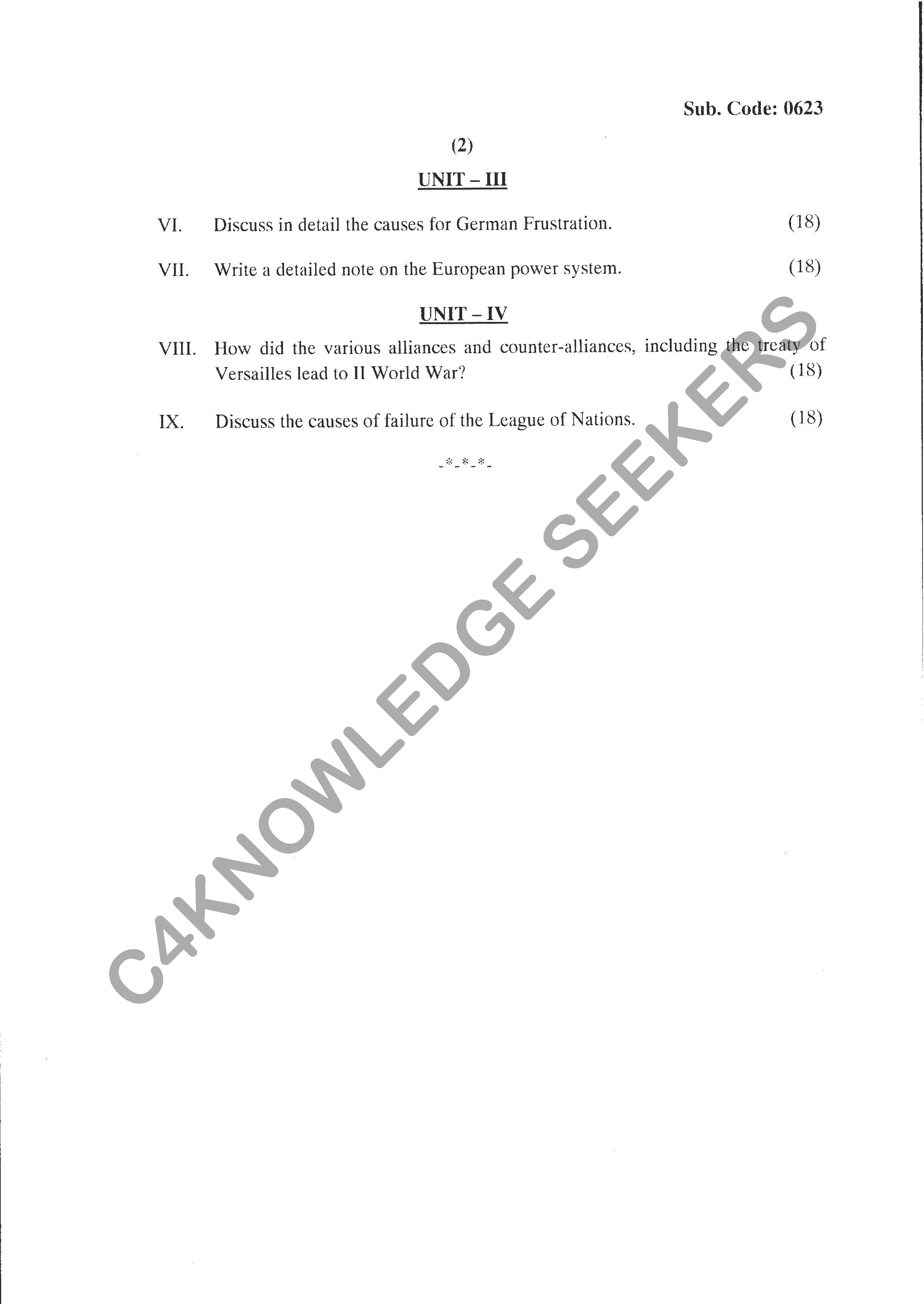 Question Paper 2020