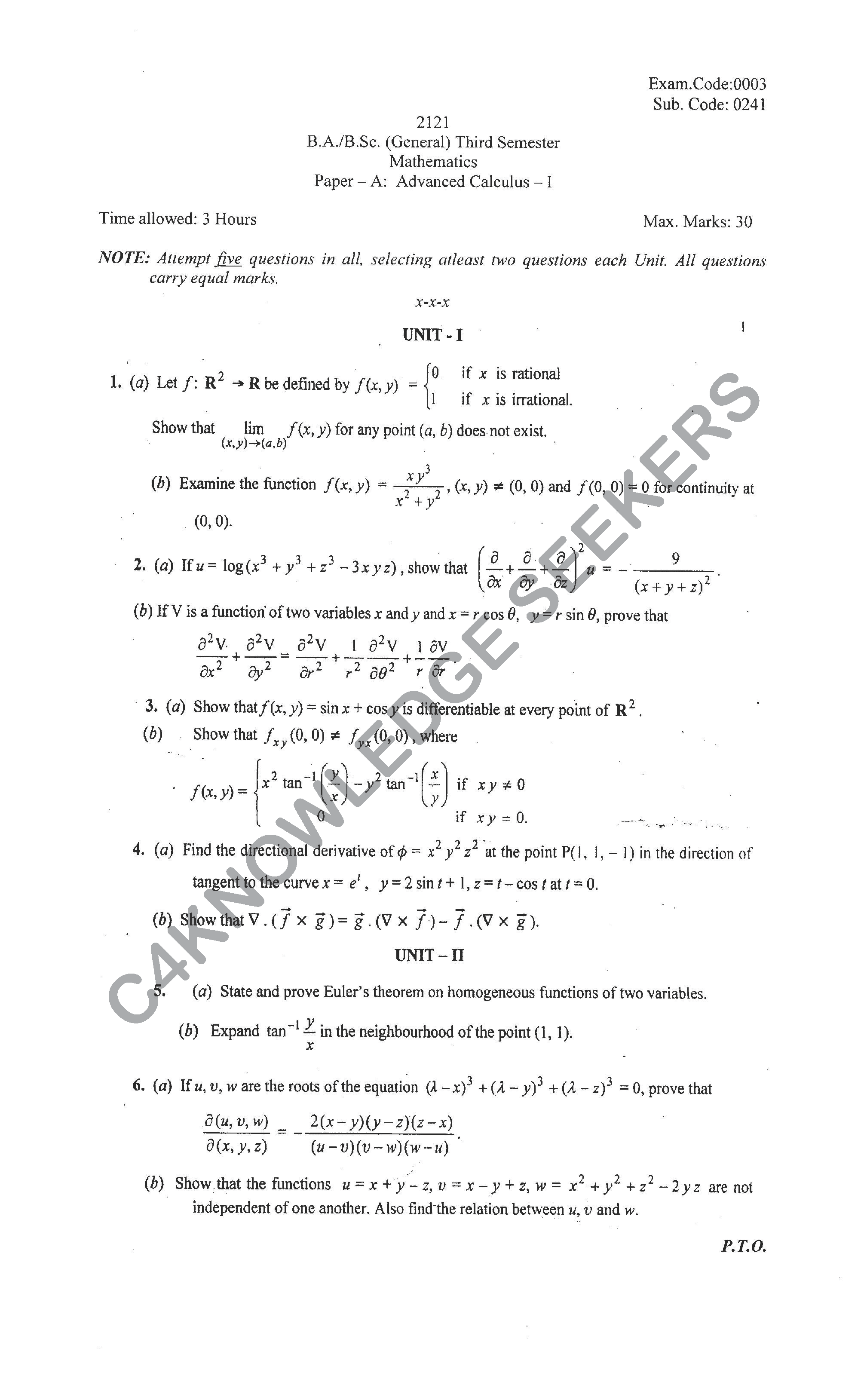 Question Paper 