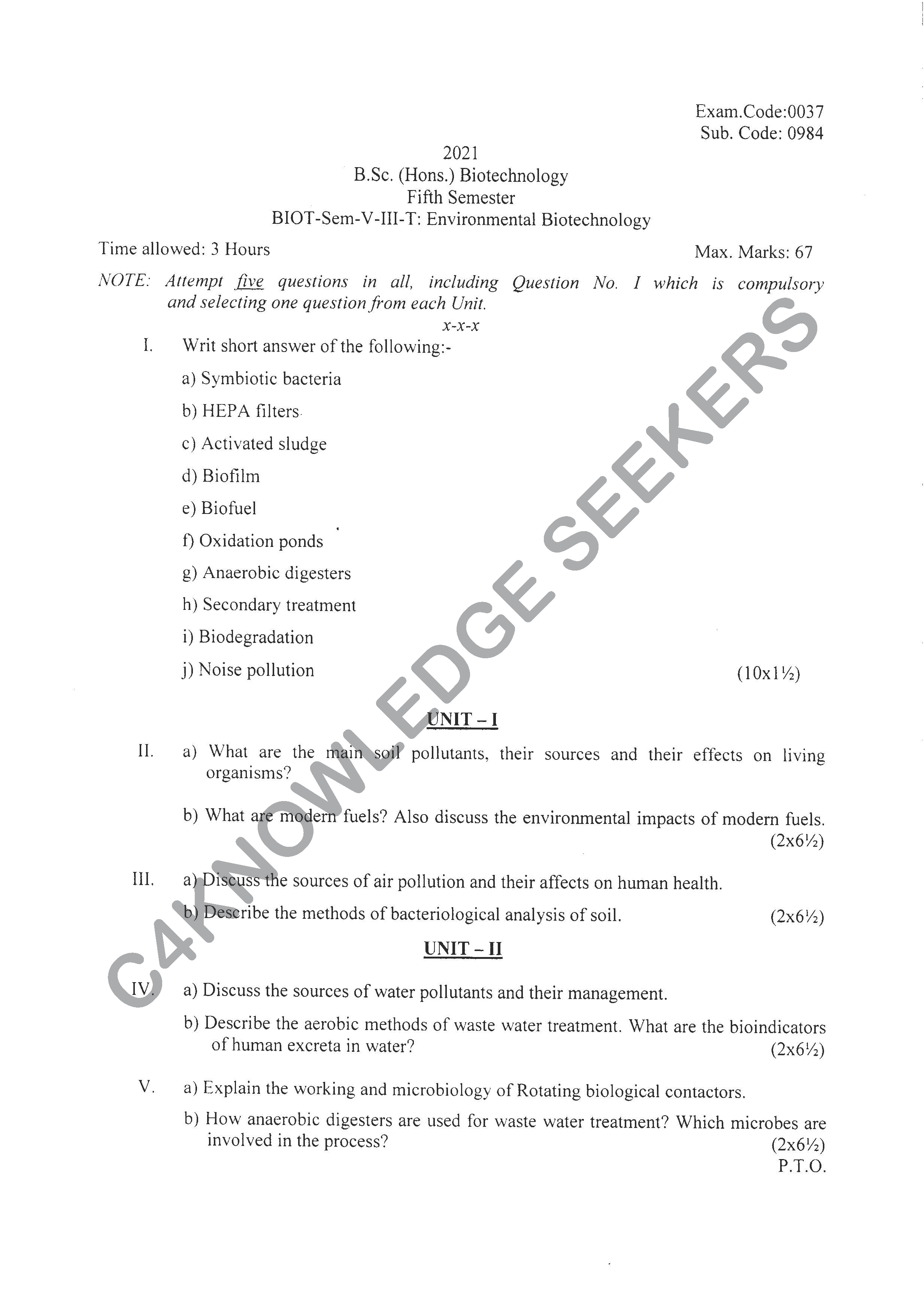 Question Paper 2020