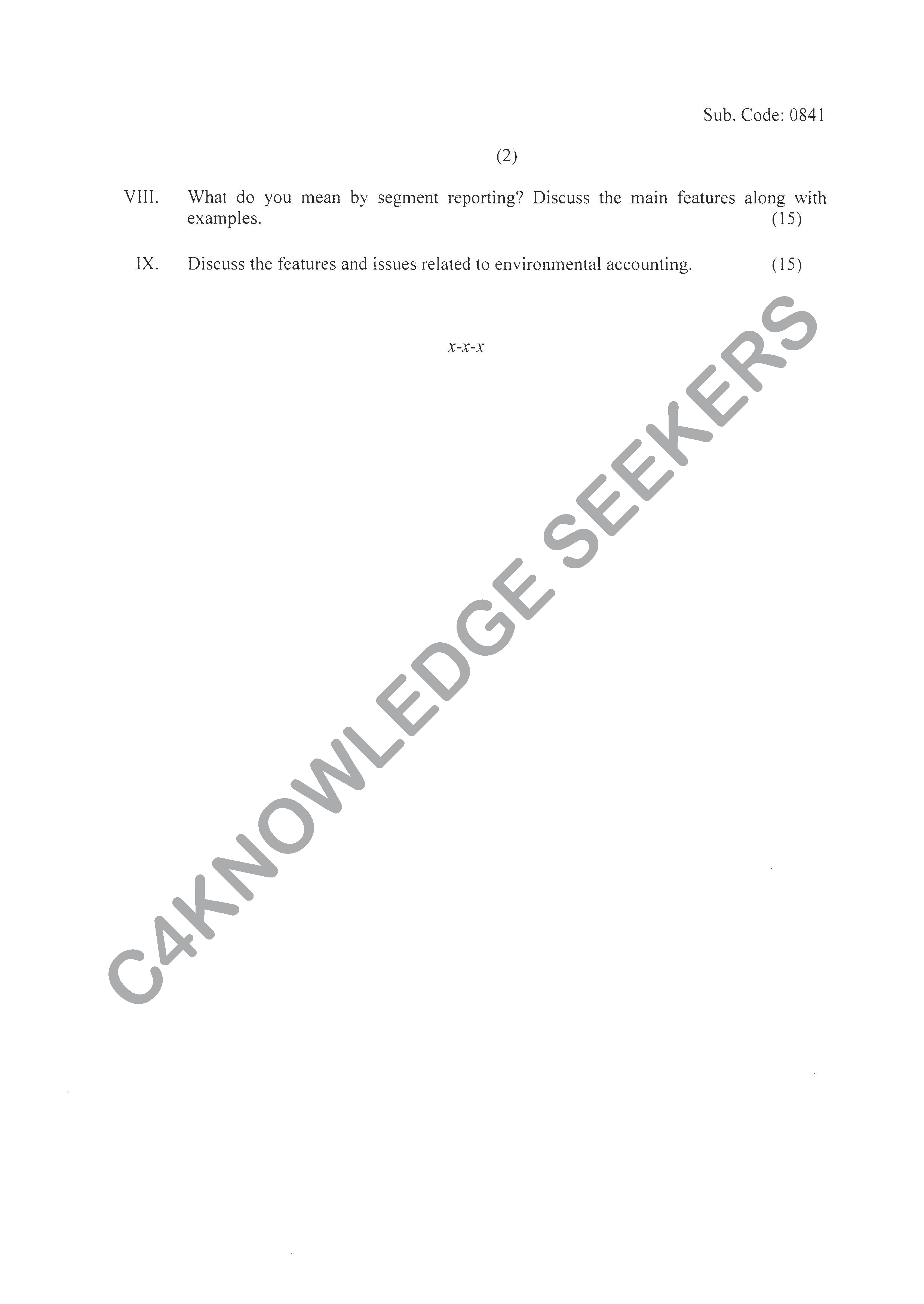 Question Paper 2020