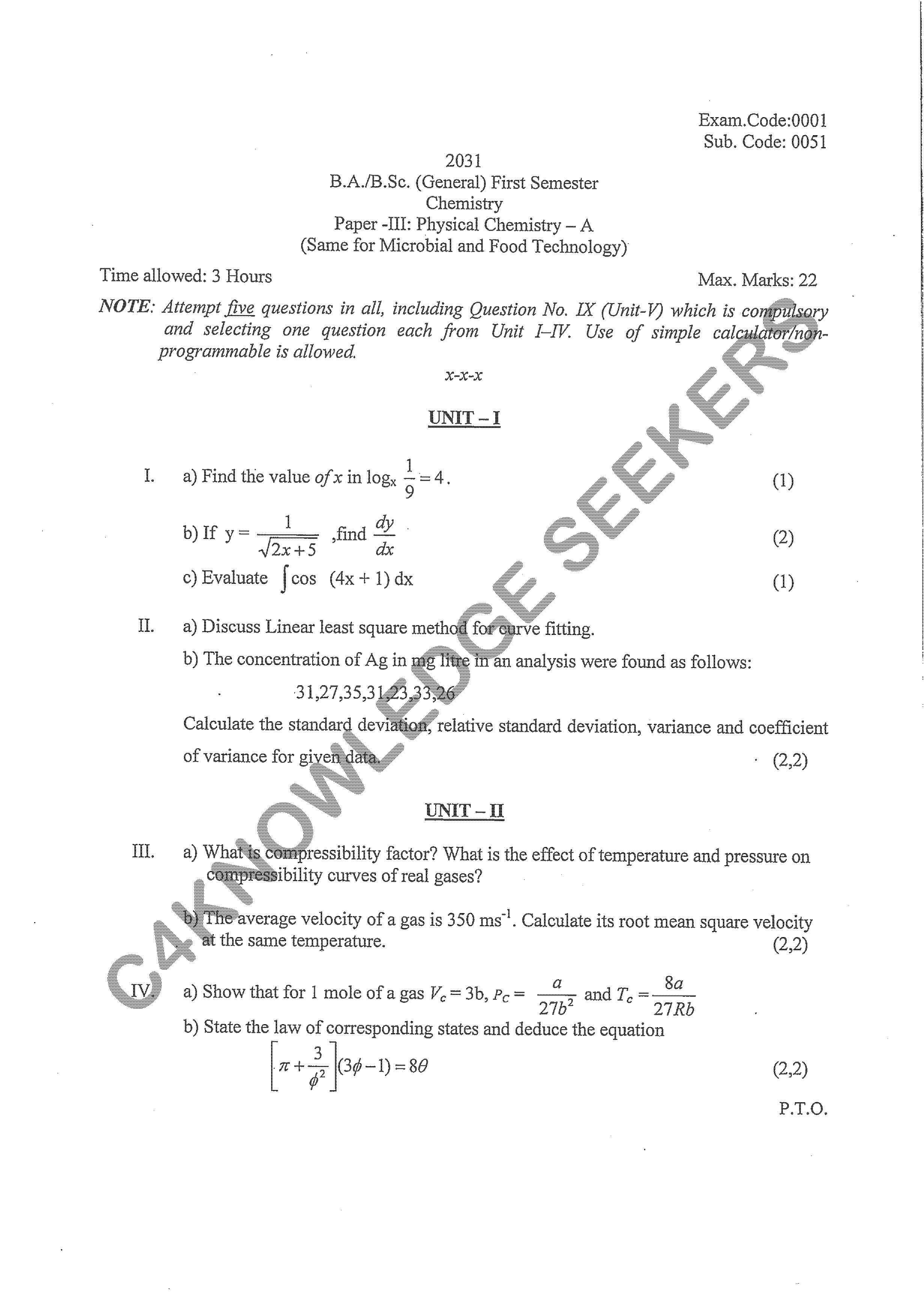 Question Paper 2020