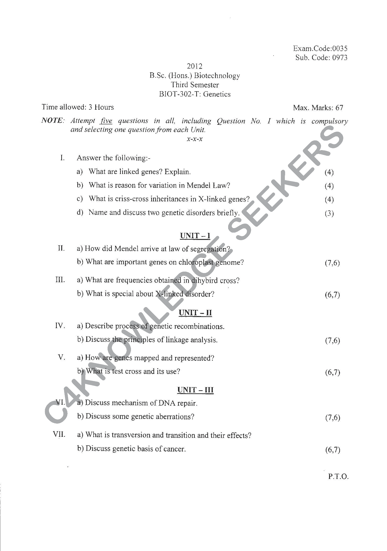 Question Paper 2021