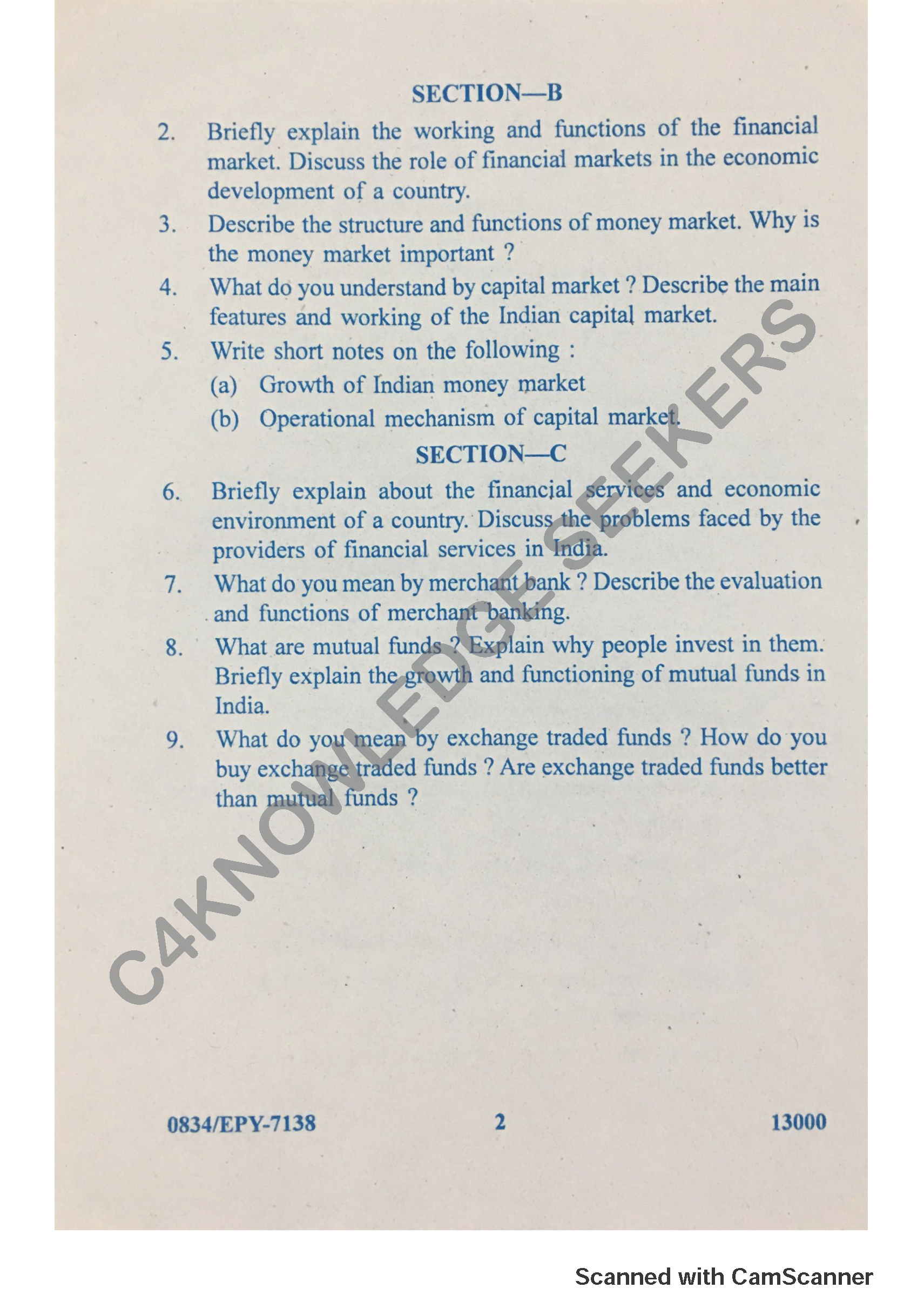 Question Paper 2018