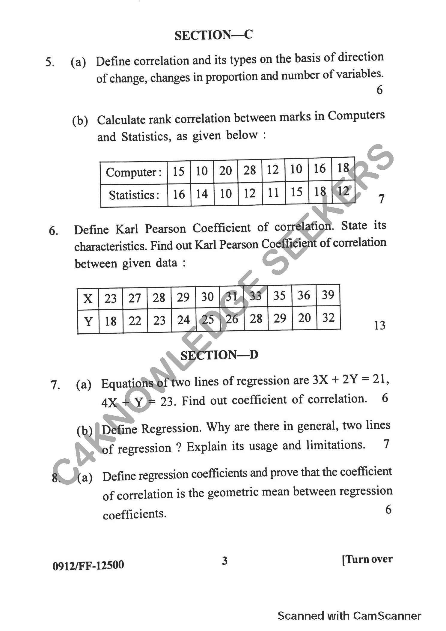 Question Paper 2019