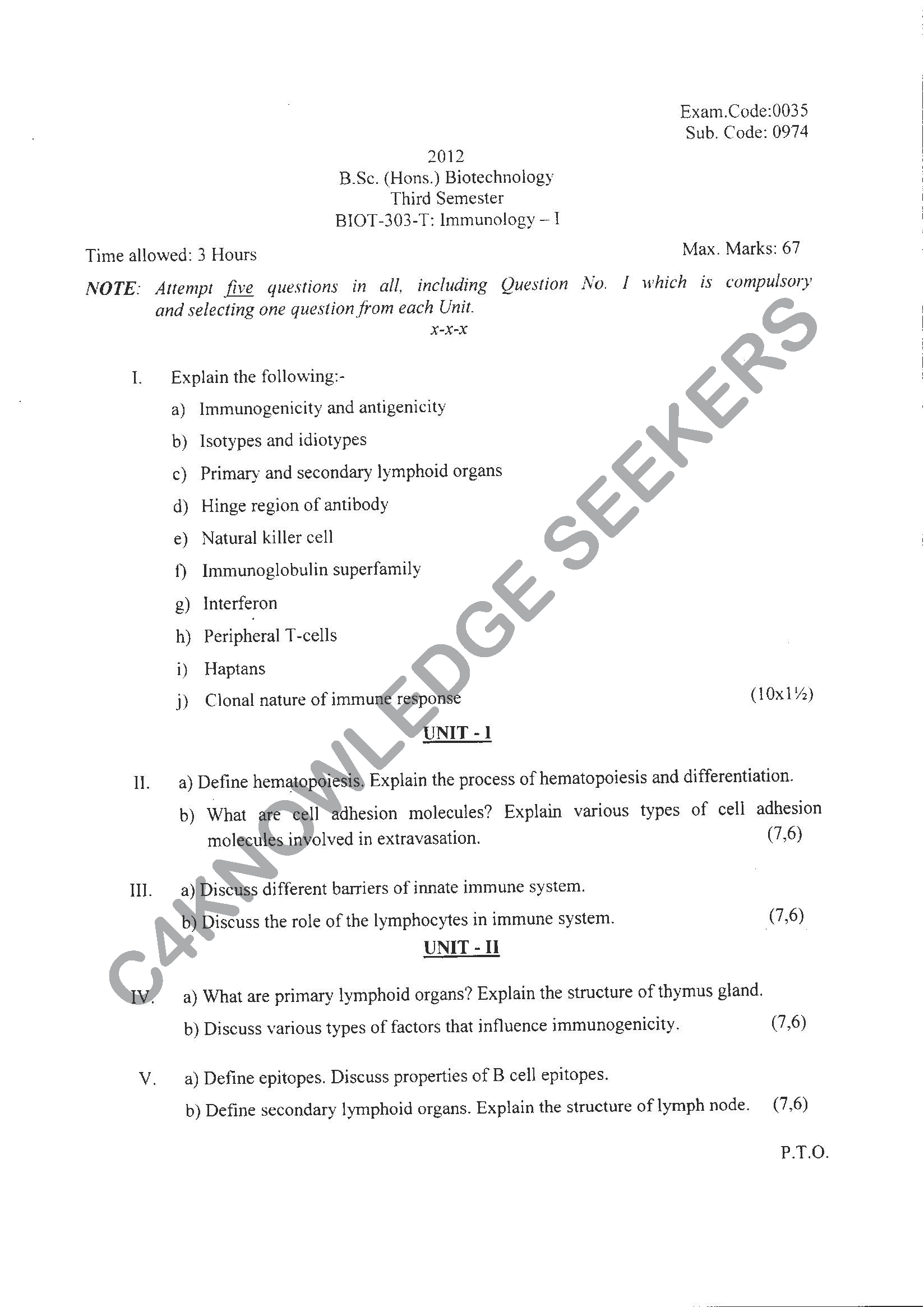 Question Paper 2021