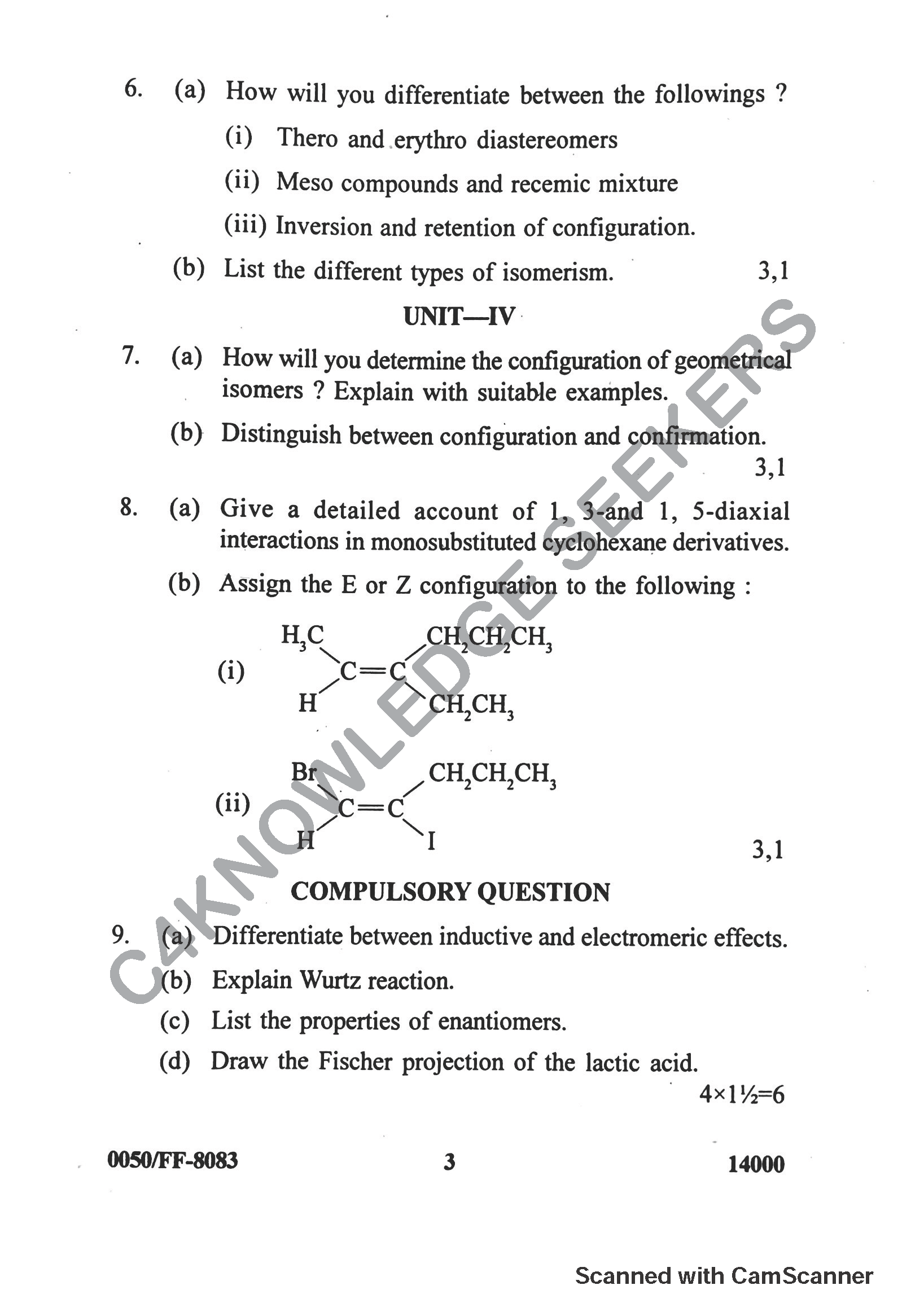 Question Paper 2019