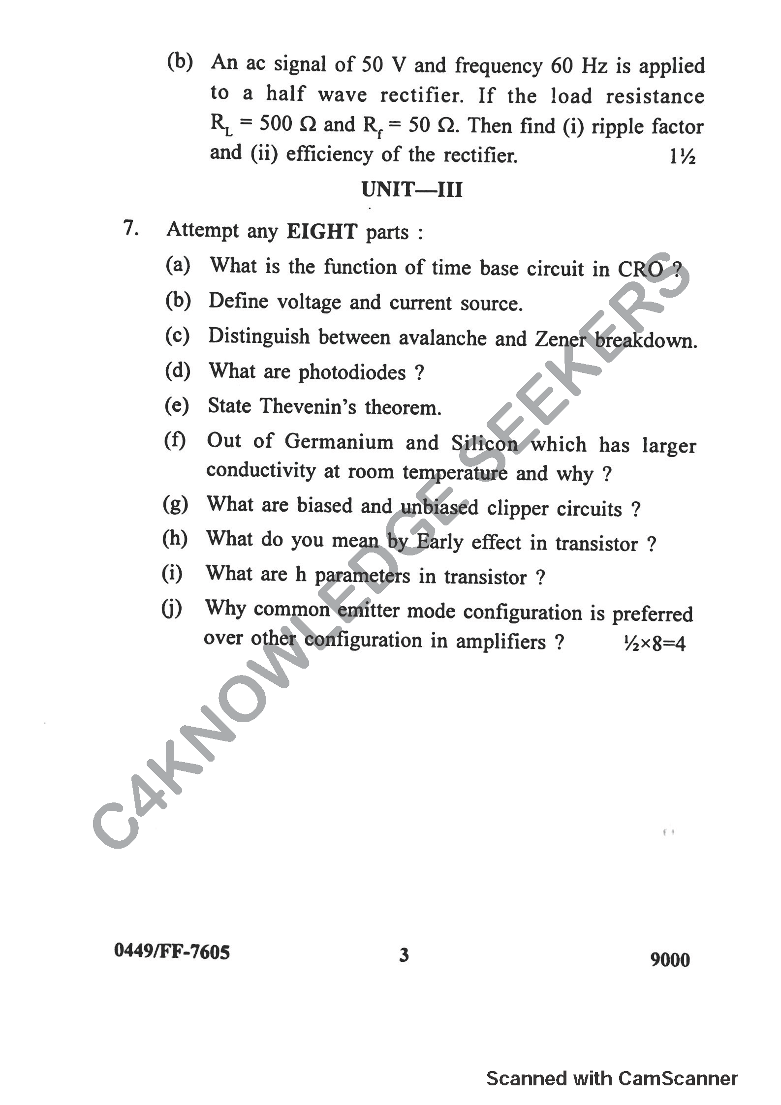 Question Paper 2019