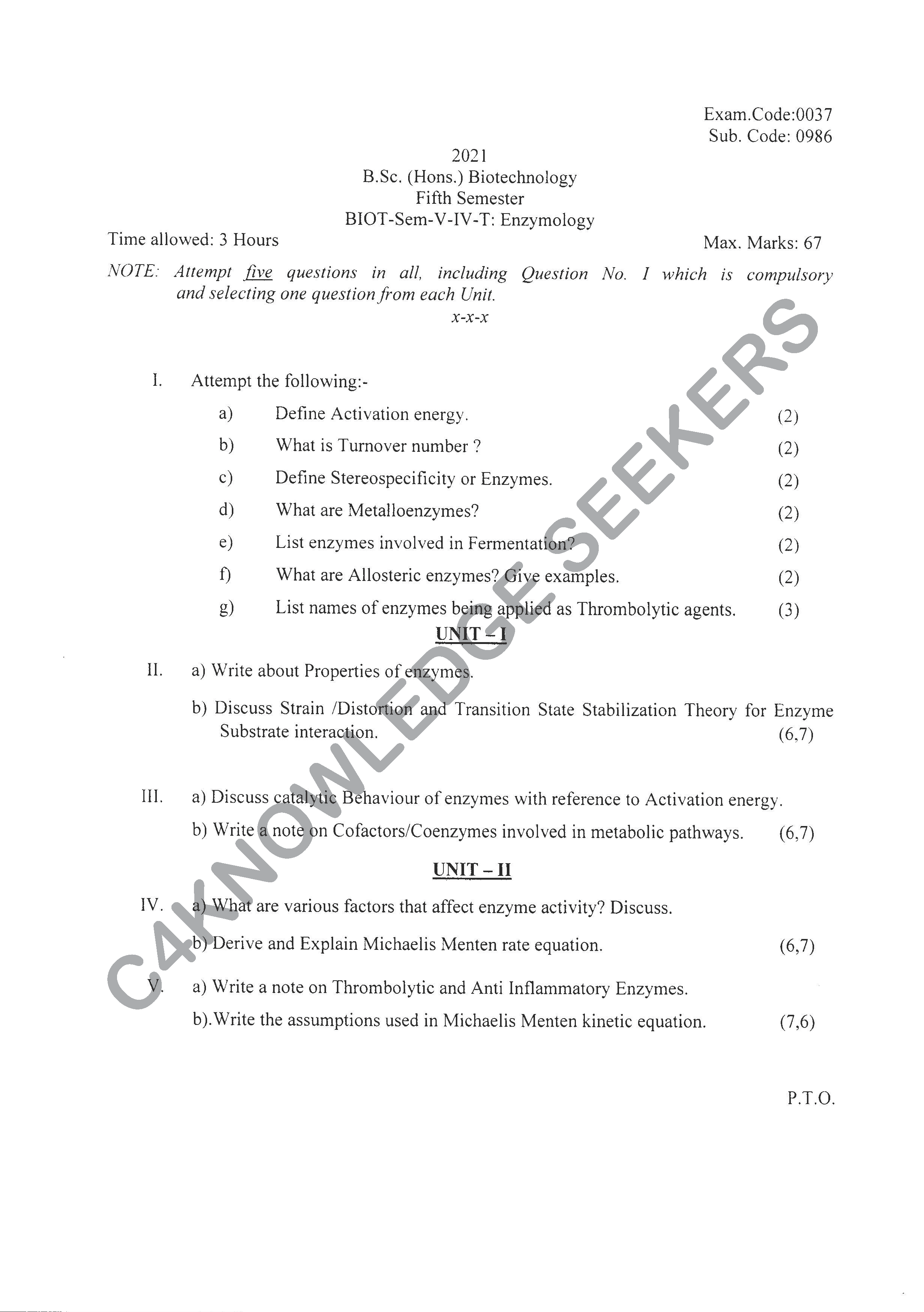 Question Paper 2020