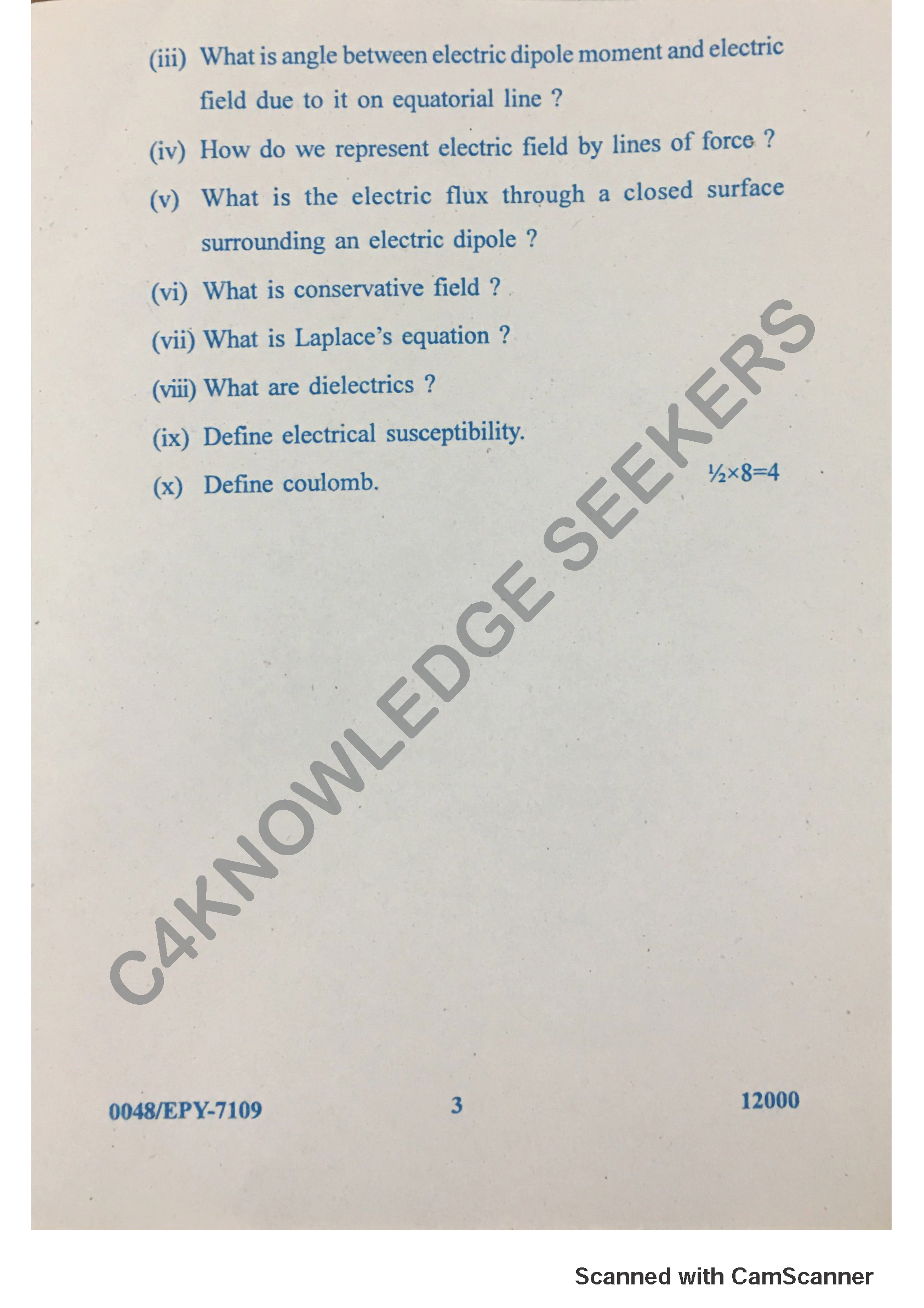 Question Paper 2018