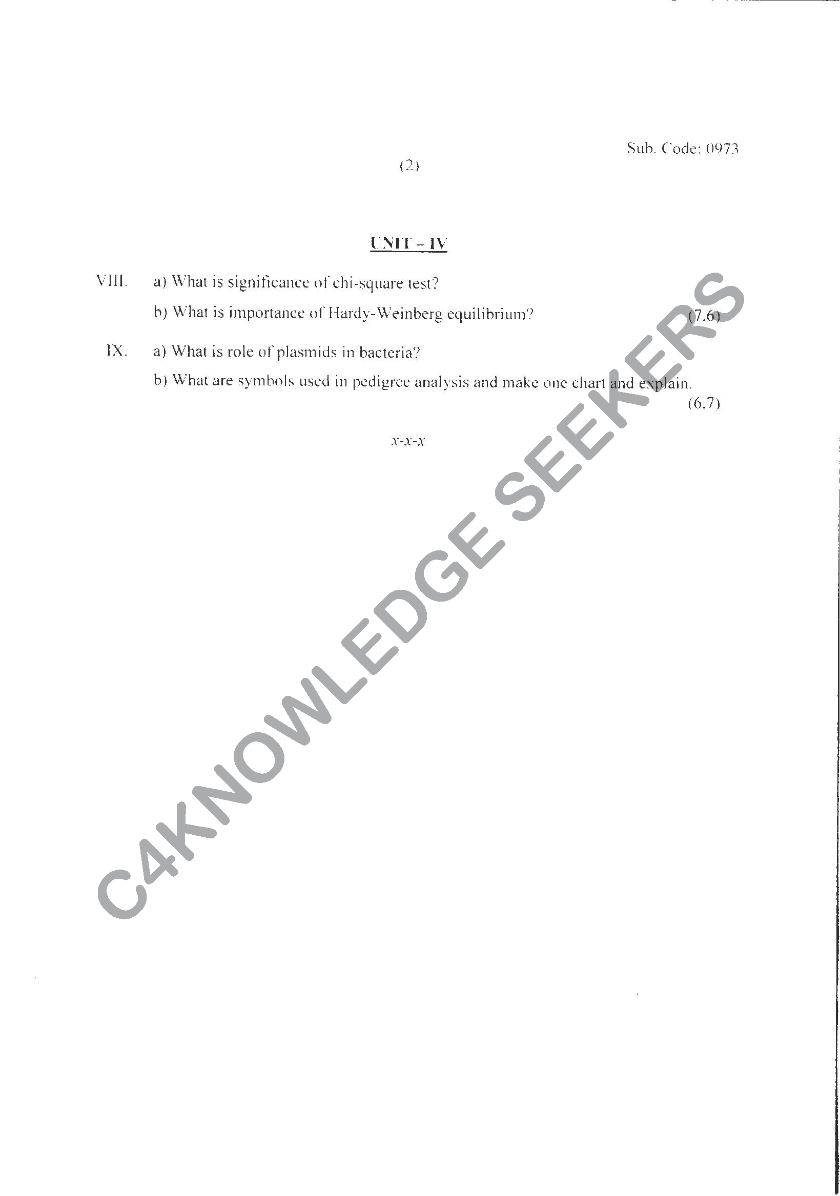 Question Paper 2021