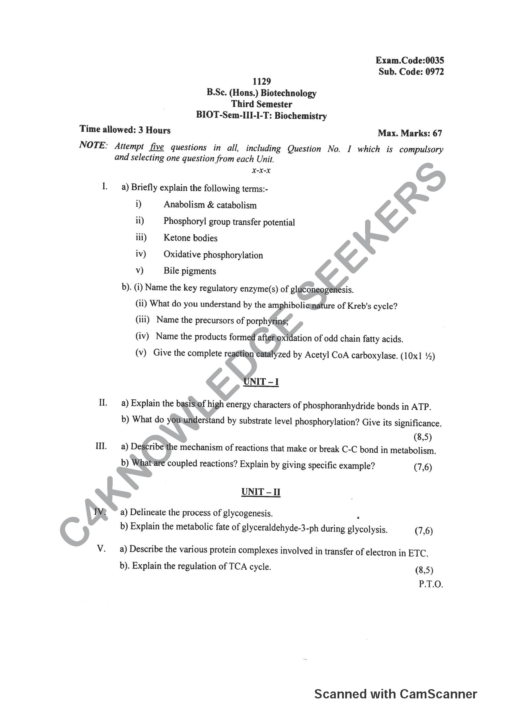 Question Paper 2019