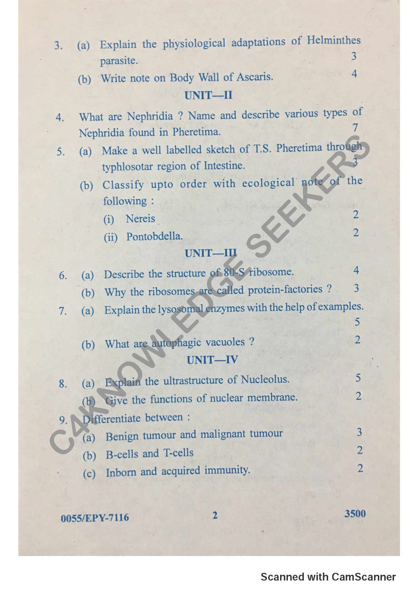 Question Paper 2018