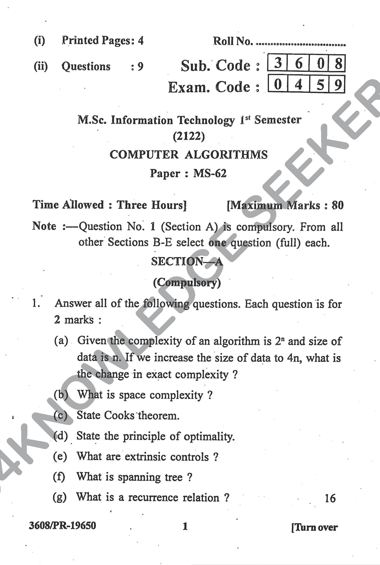 Question Paper 