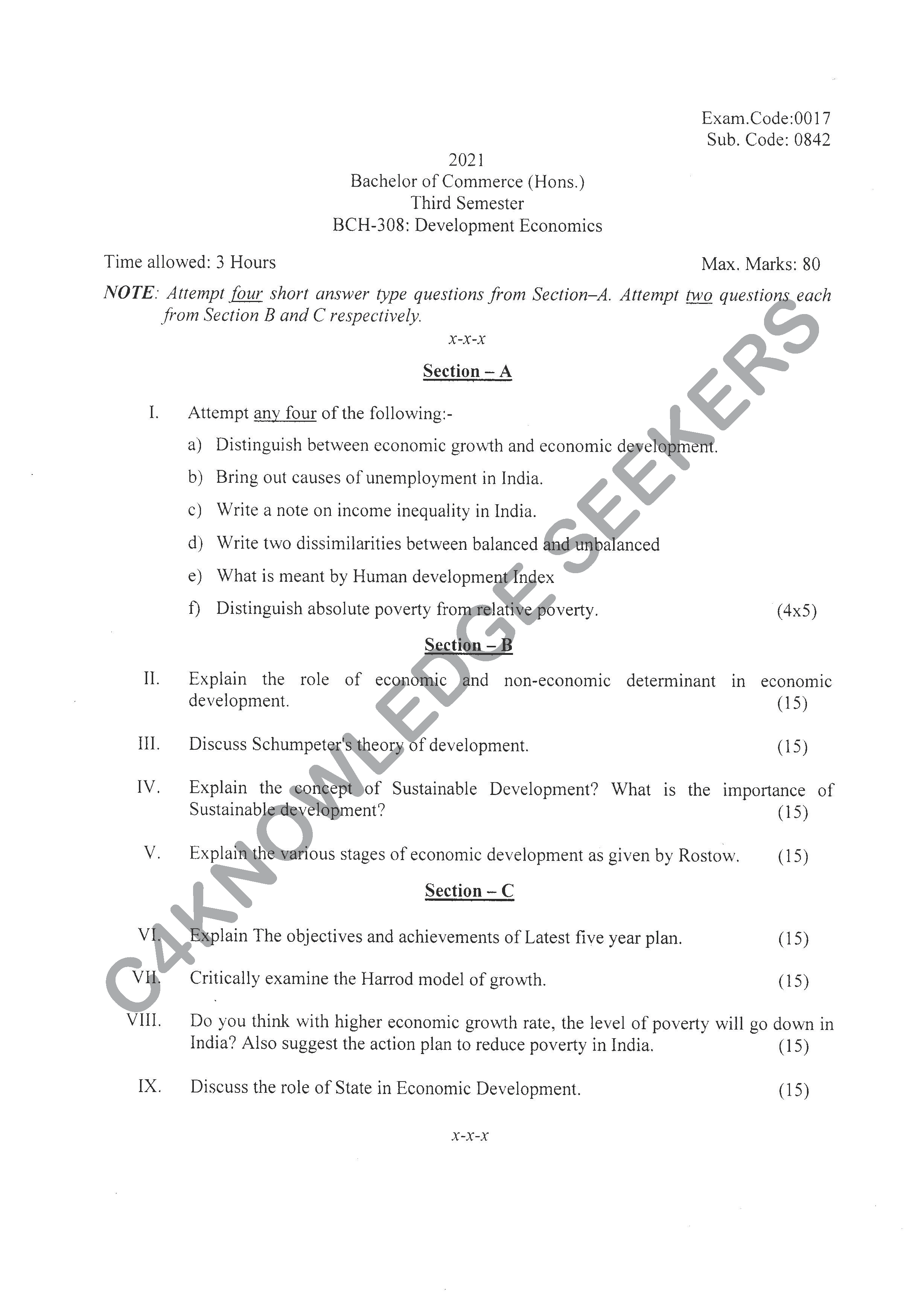 Question Paper 2020