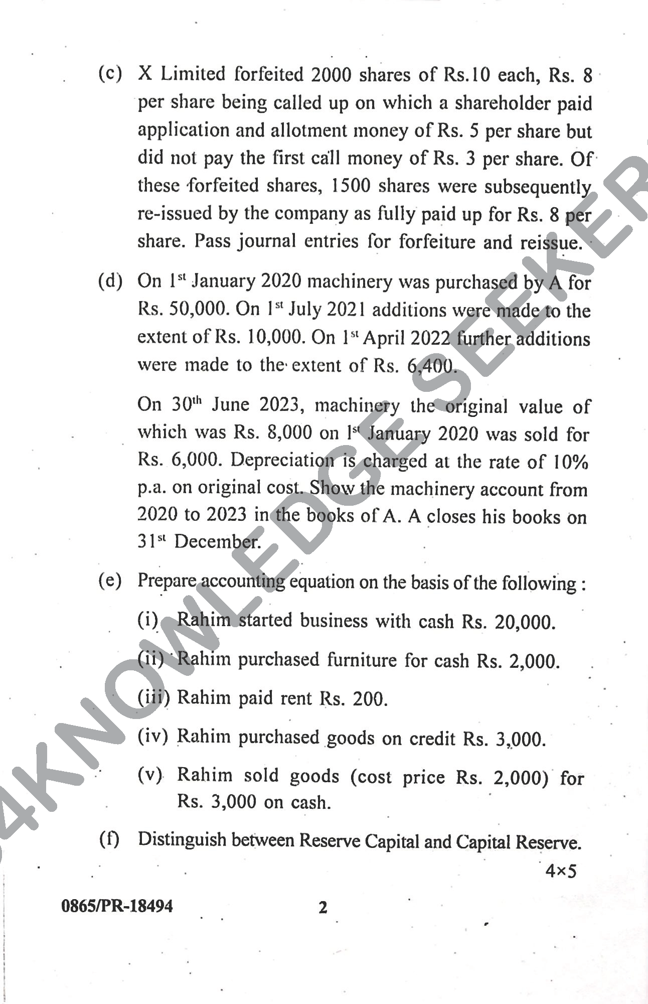 Question Paper 