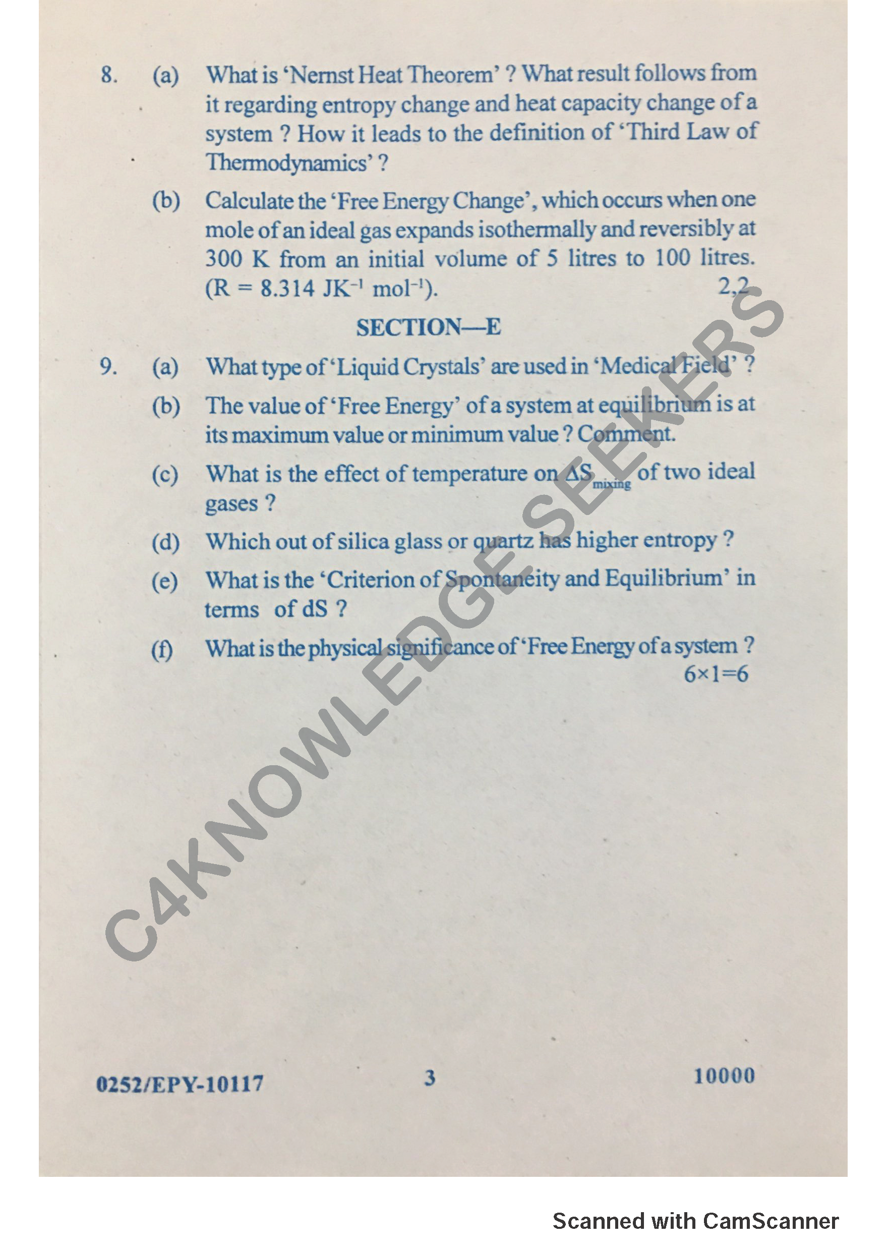 Question Paper 2018