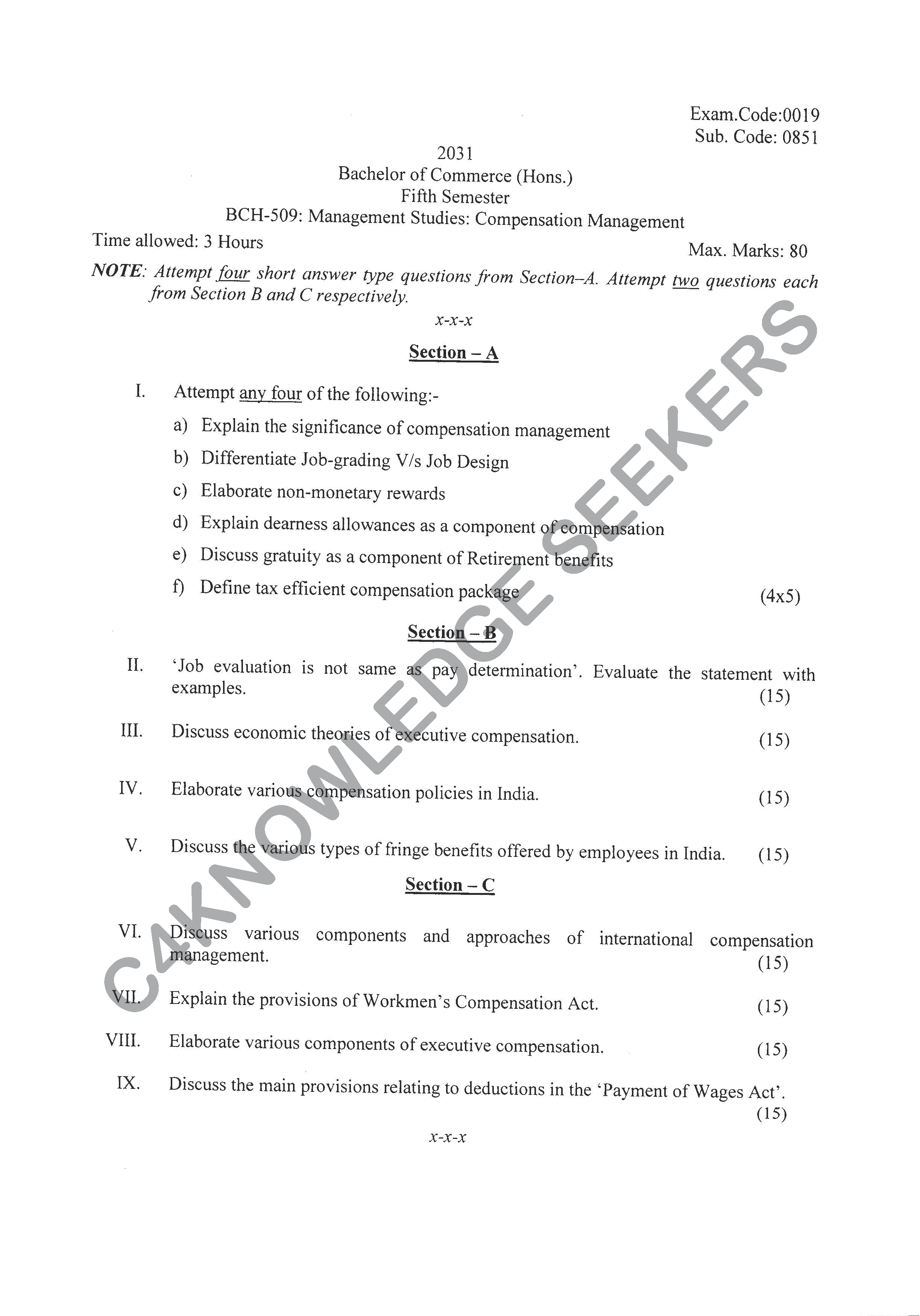 Question Paper 