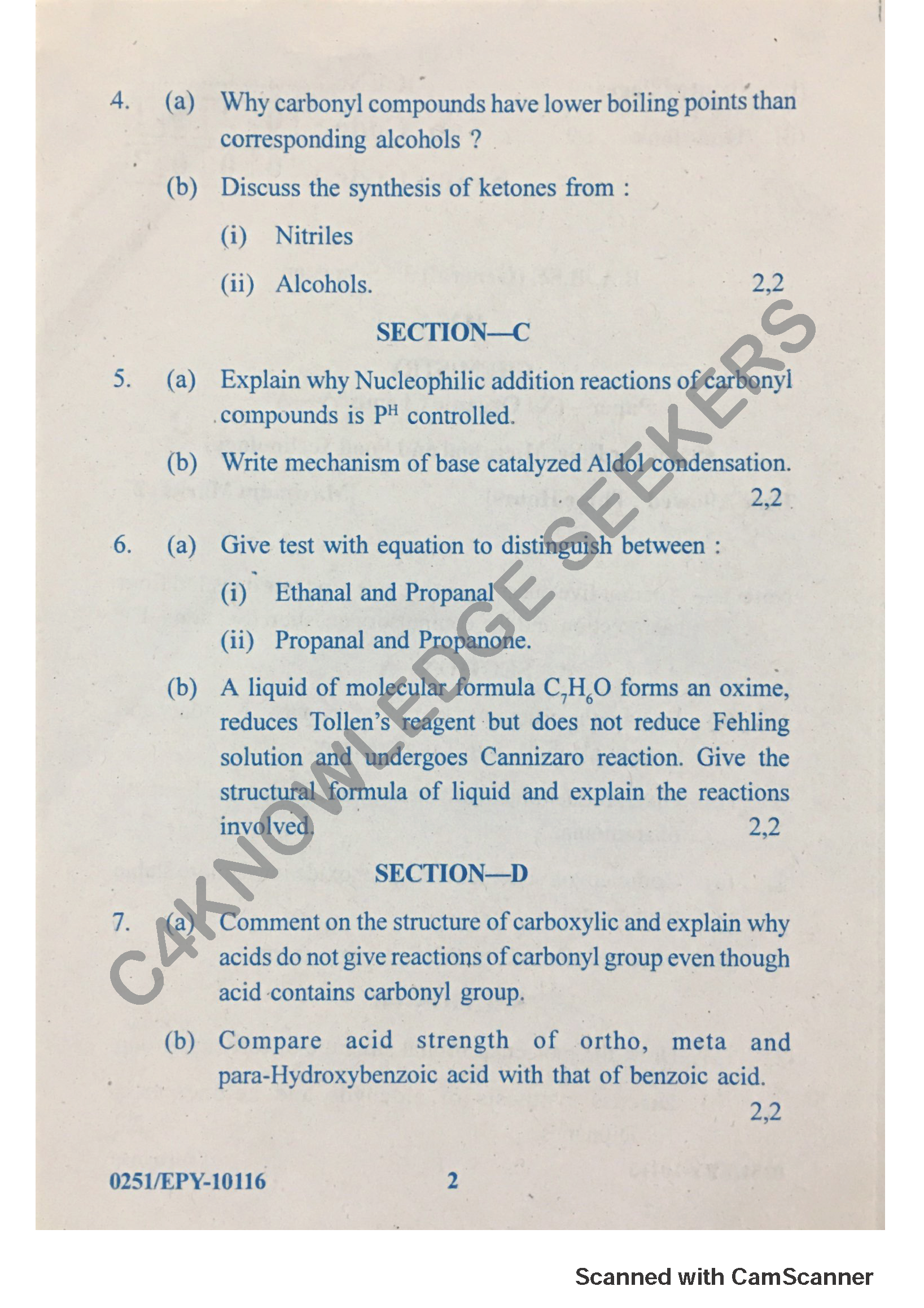 Question Paper 2018