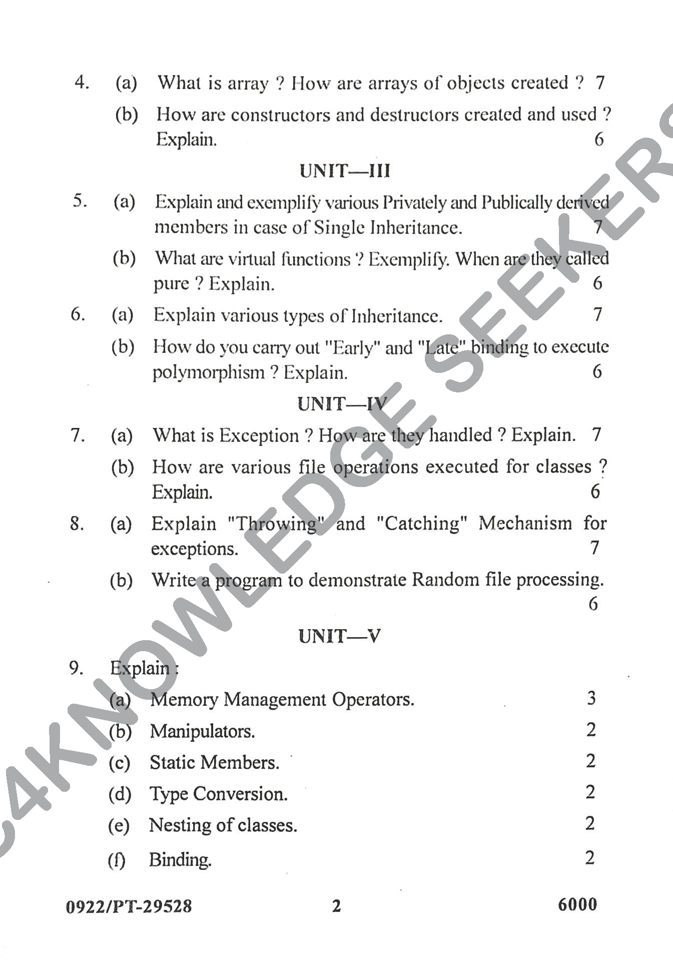 Question Paper 