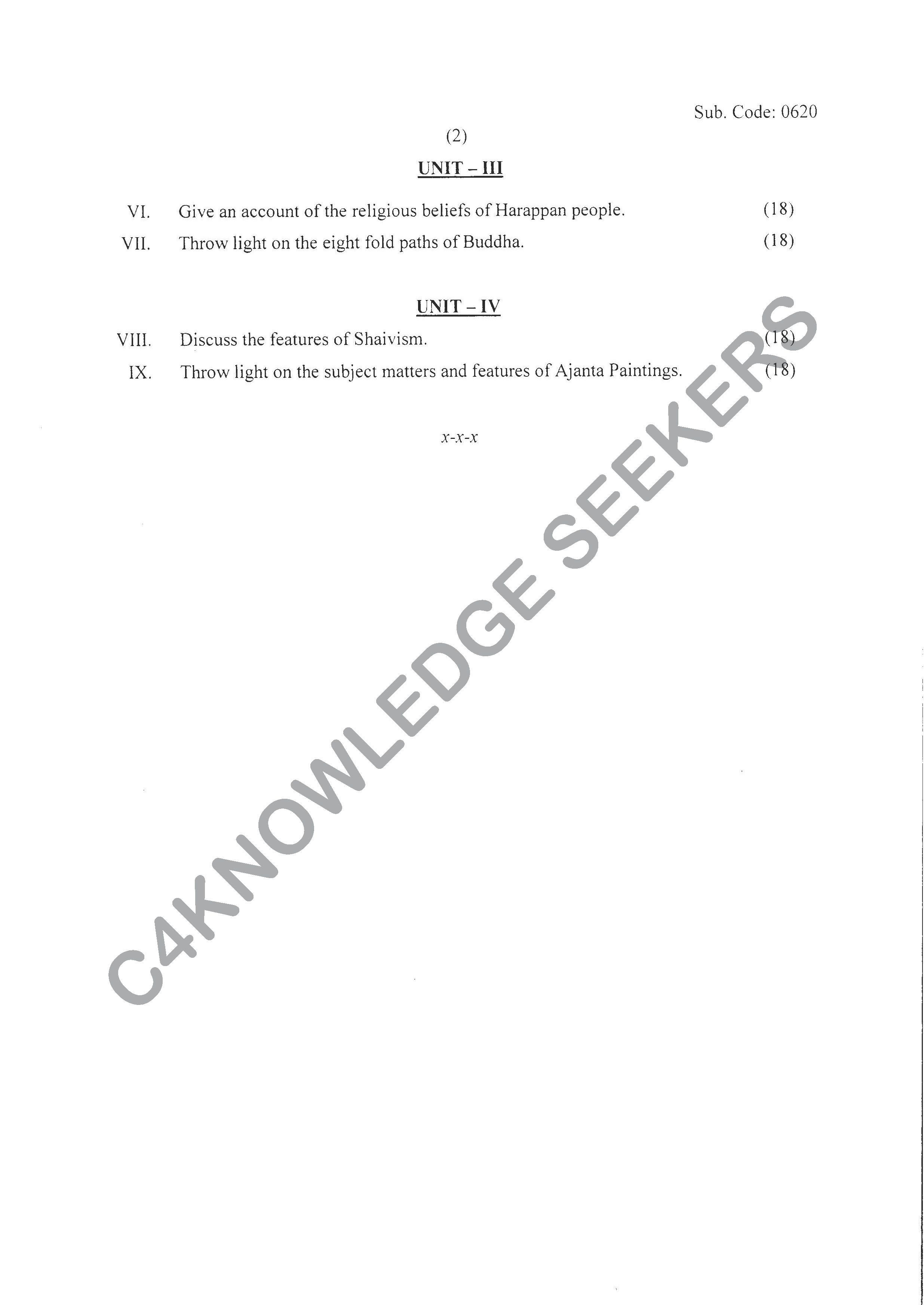 Question Paper 2020