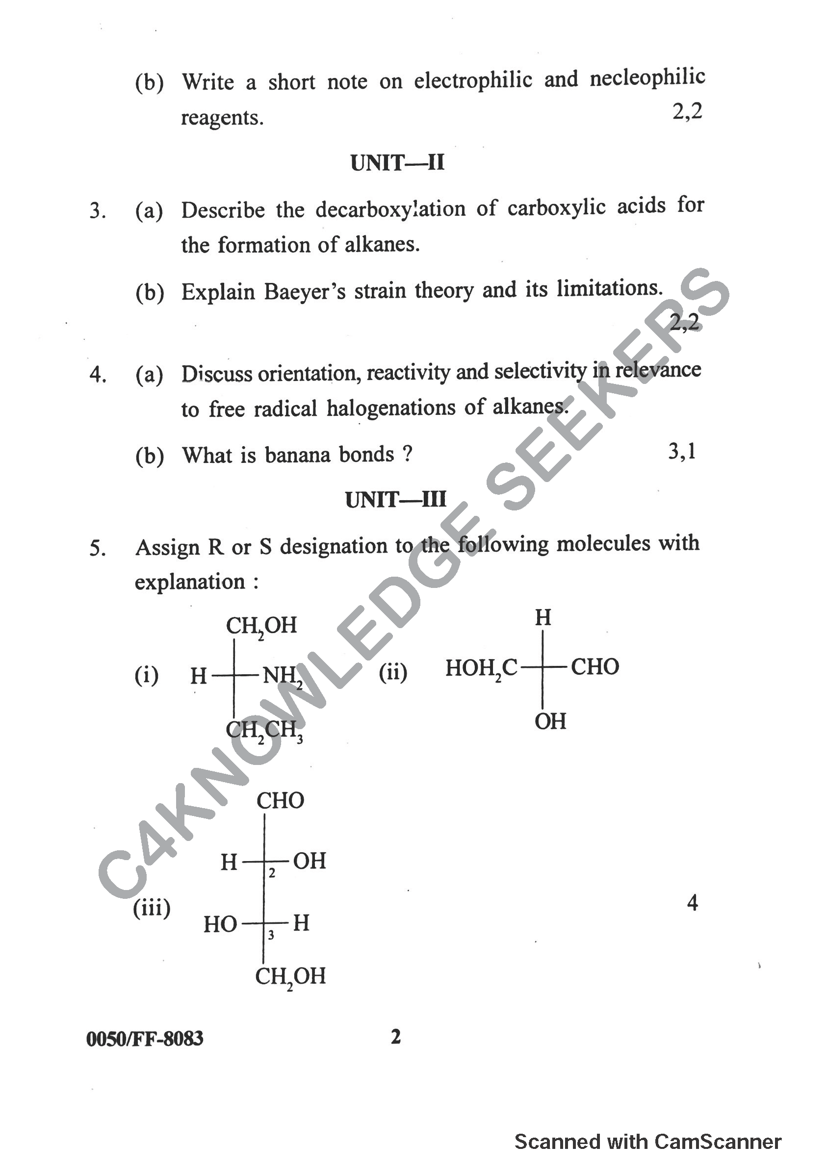Question Paper 2019