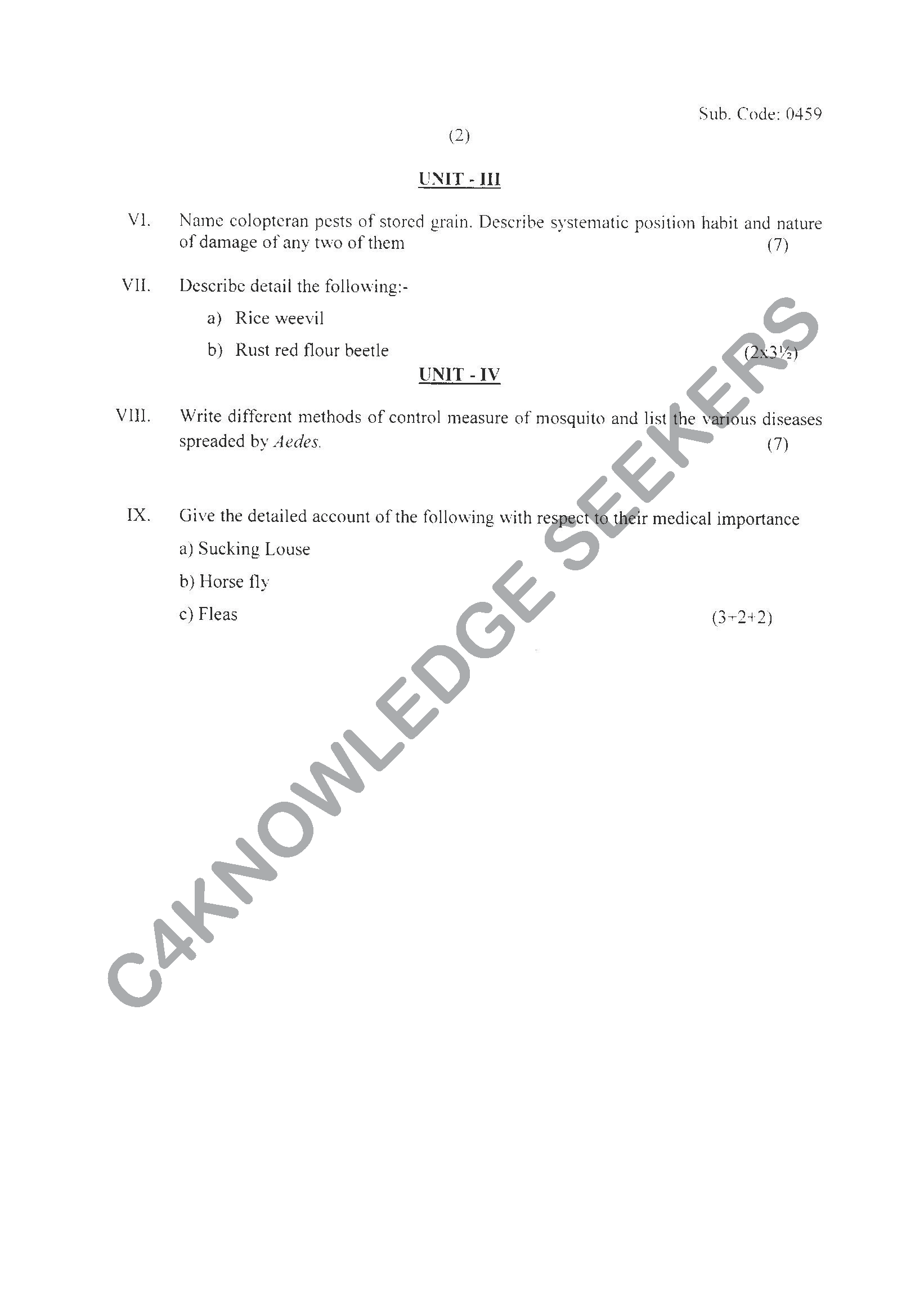 Question Paper 2021