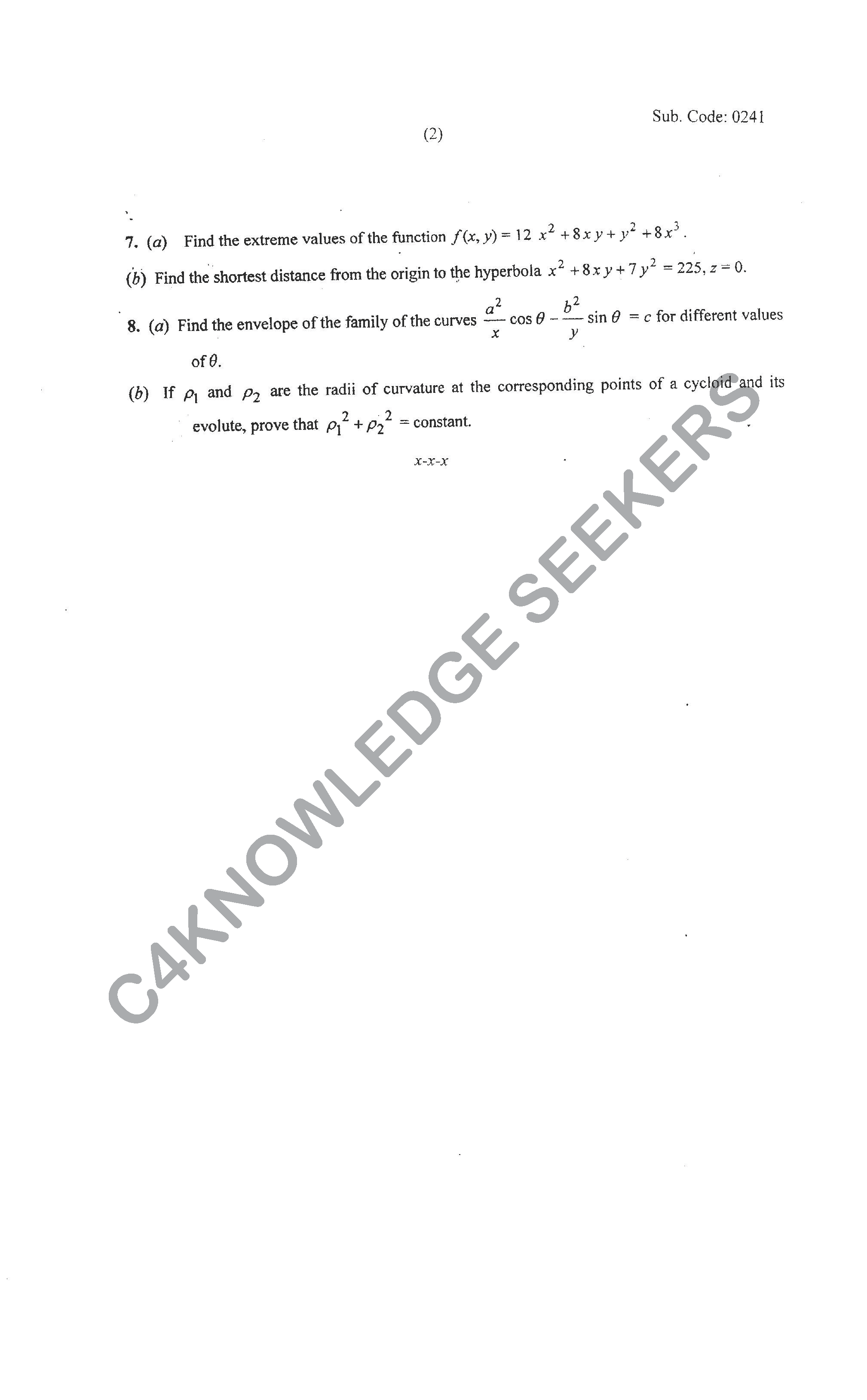 Question Paper 